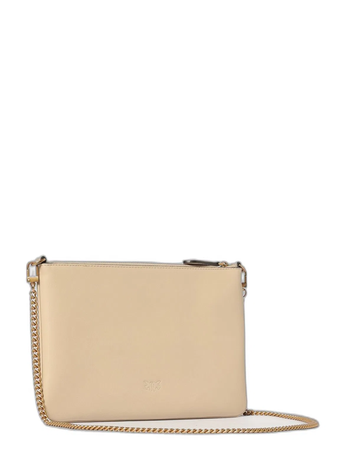 Pinko Beige Leather Bag