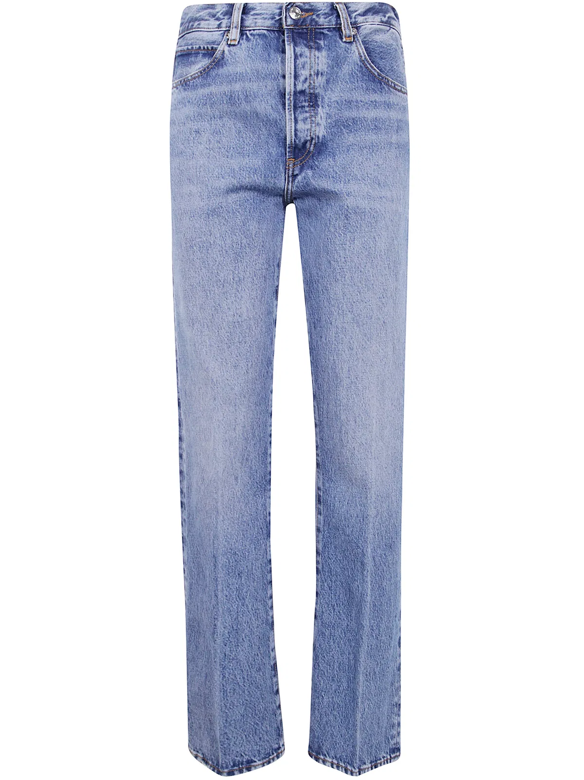 Frame "The Vertical" High Rise Straight Leg Je