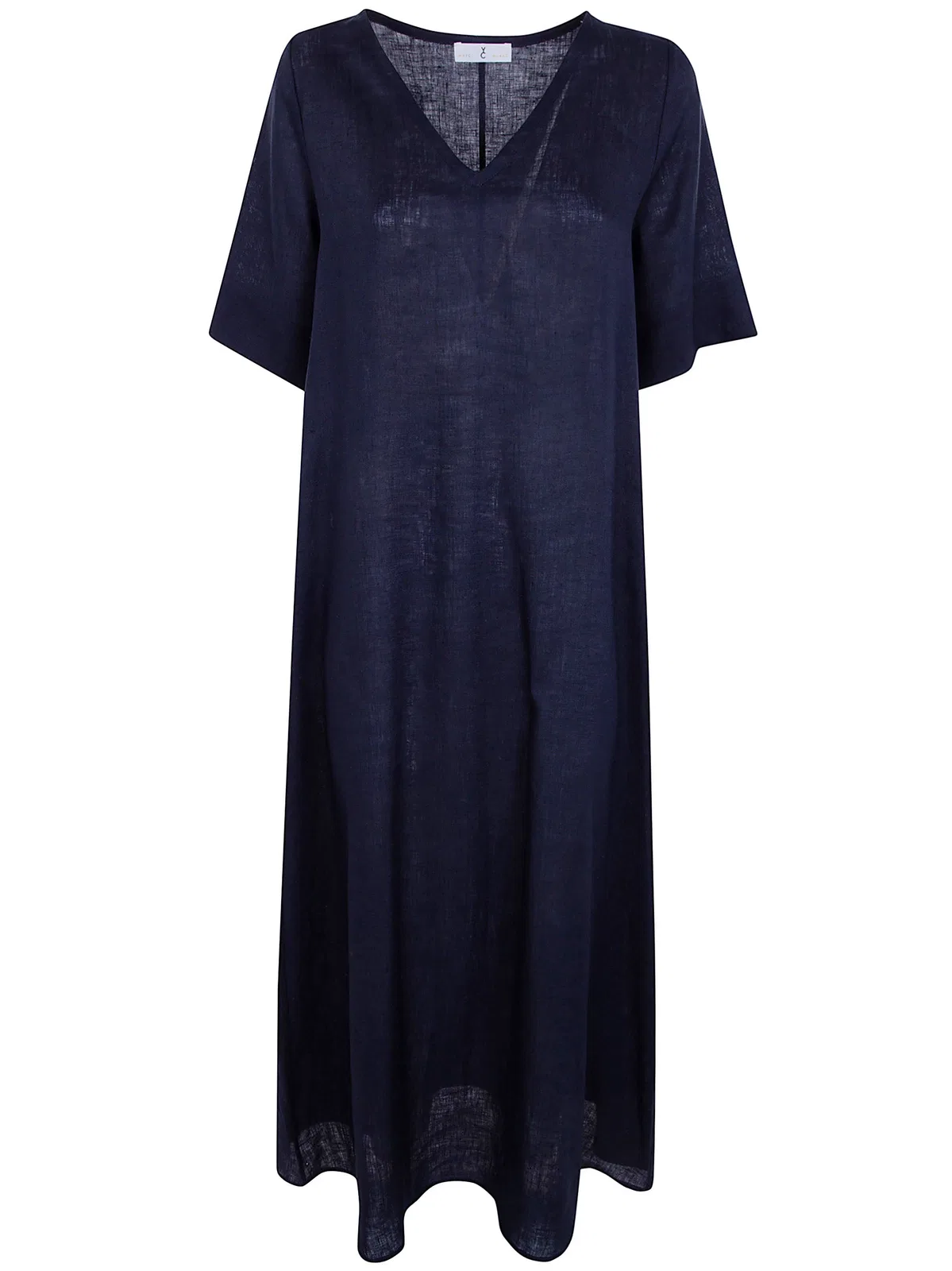 Why Ci V Neck Long Dress