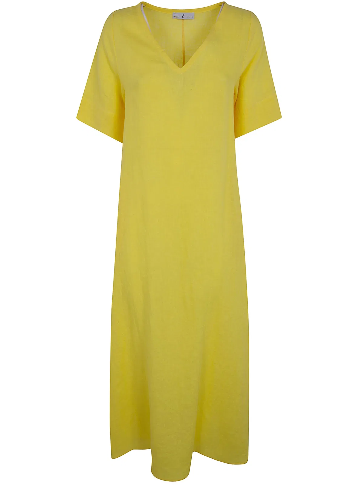 Why Ci V Neck Long Dress
