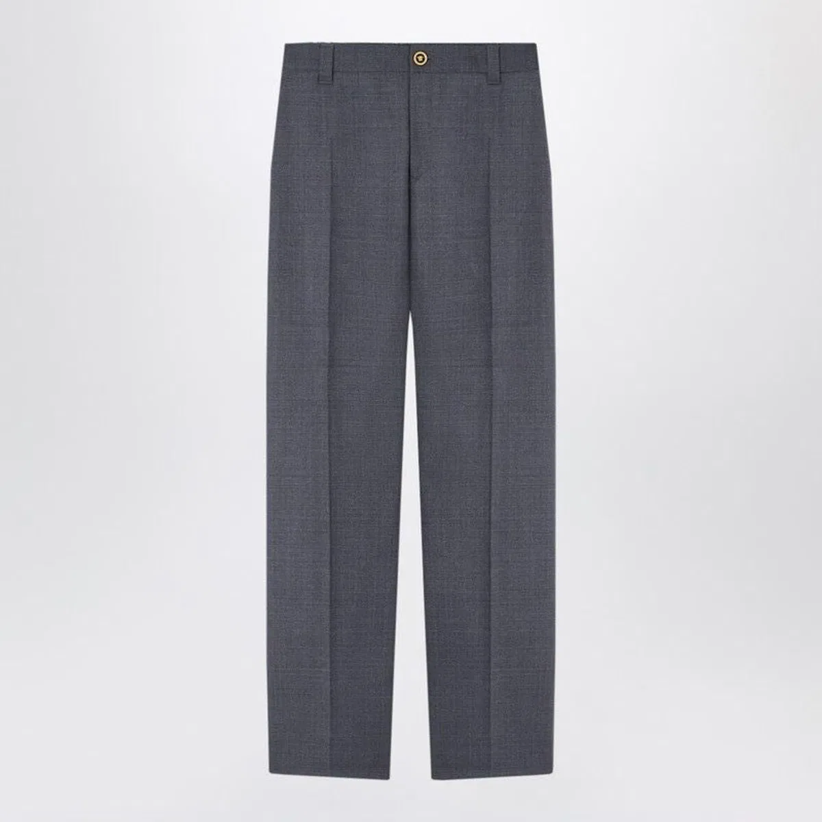 Versace Grey Pure Virgin Wool Trousers