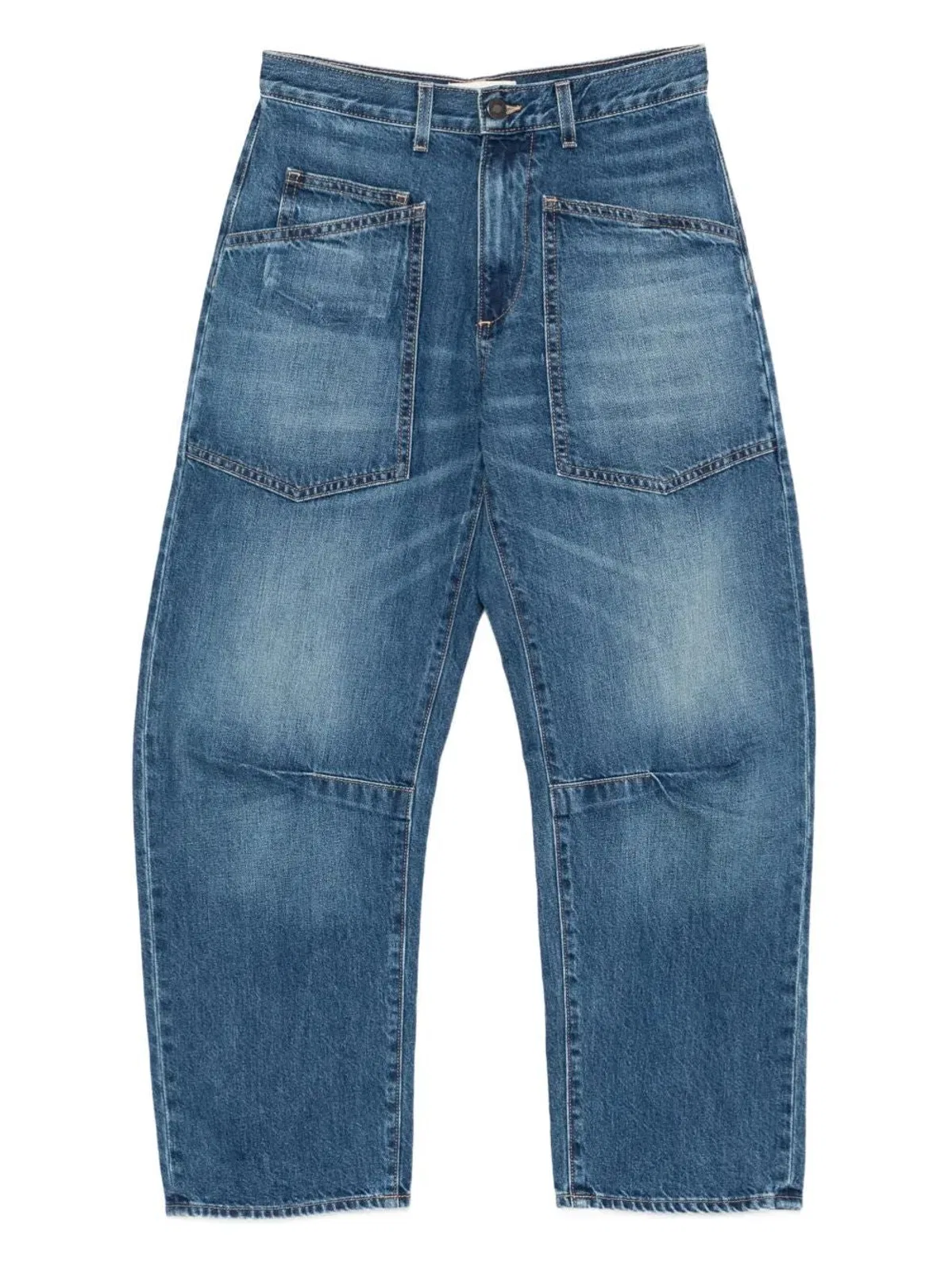 Nili Lotan Shon Jeans Flared Leg Blue
