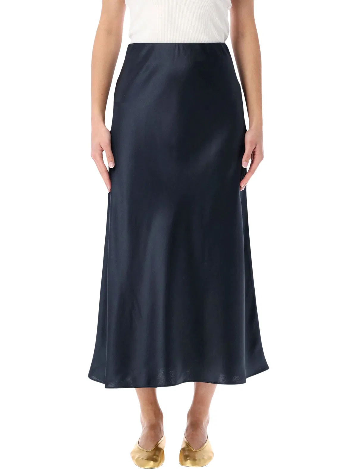 By malene birger Satin Midi Skirt