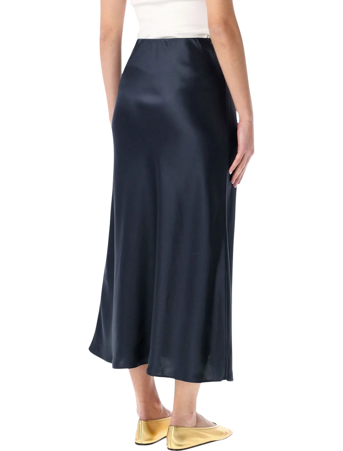 By malene birger Satin Midi Skirt