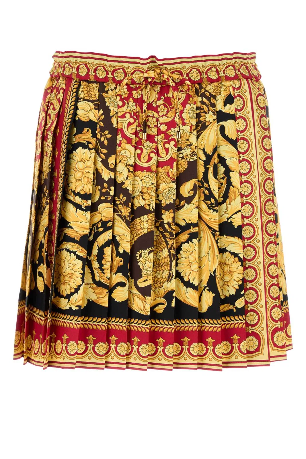 Versace Printed Silk Skirt