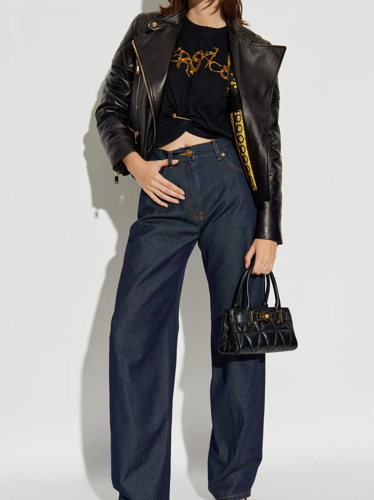 Versace Lamb Leather Jacket