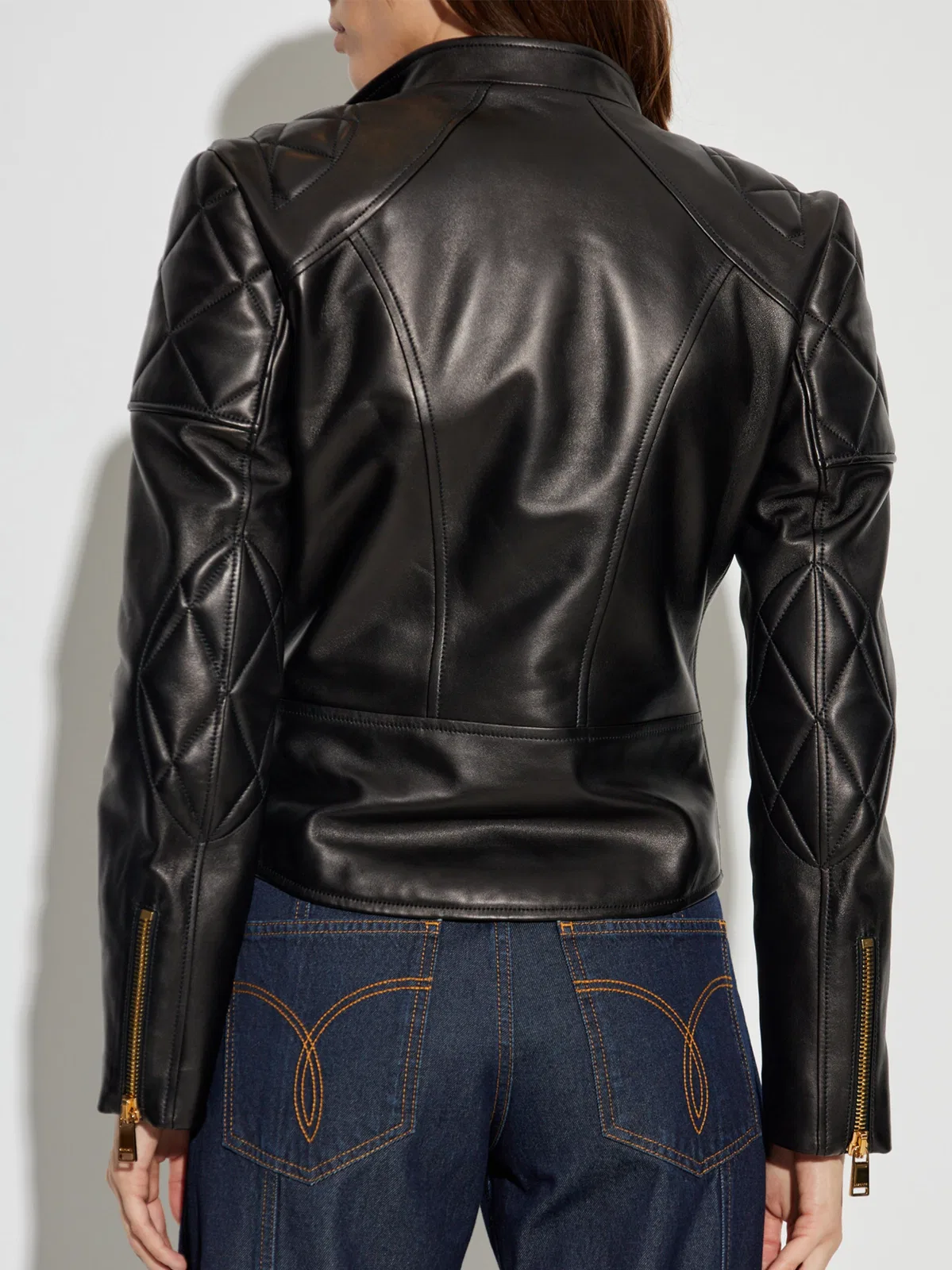 Versace Lamb Leather Jacket
