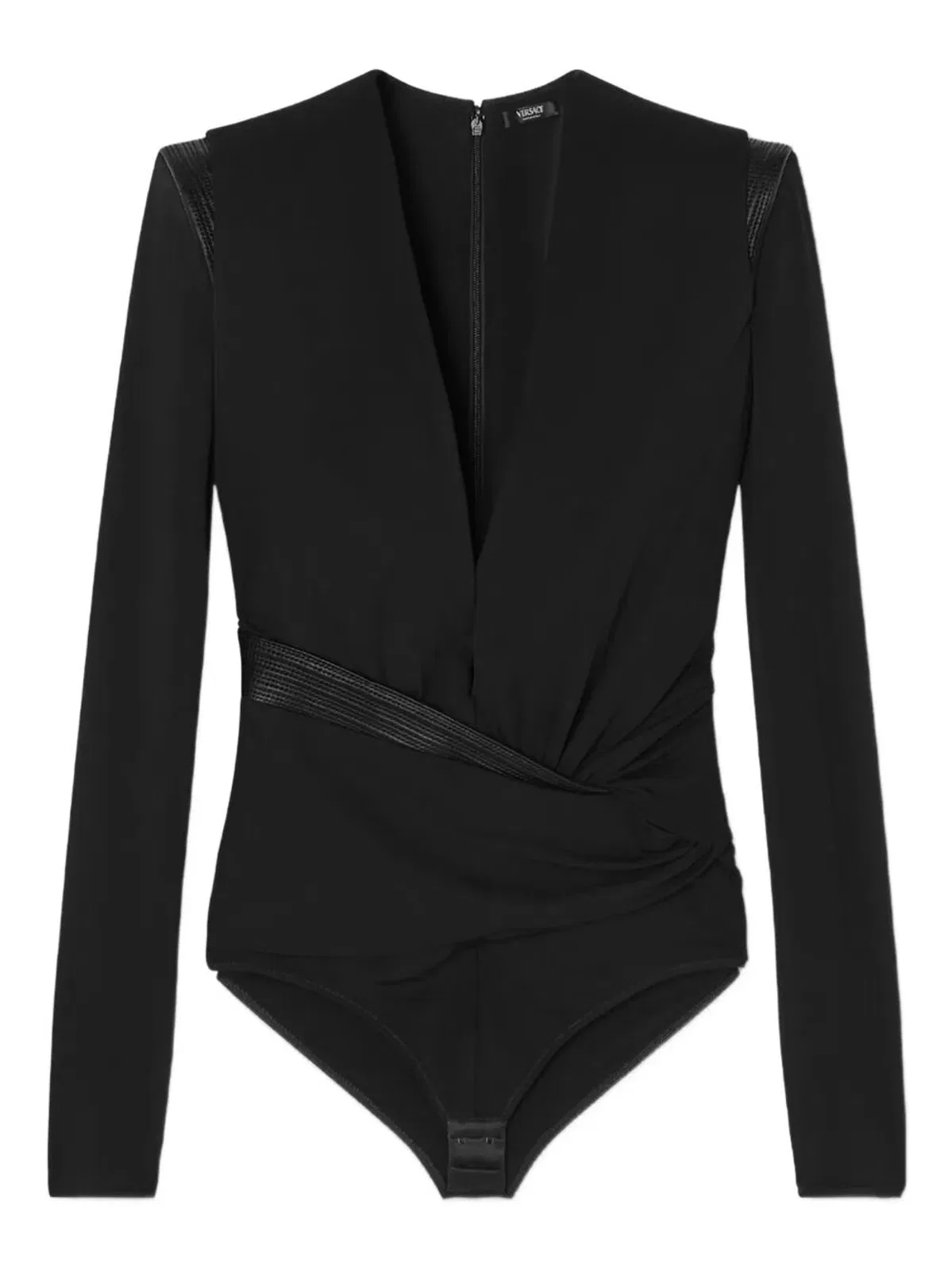 Versace Bodysuit Responsible Stretch Crepe Jerse