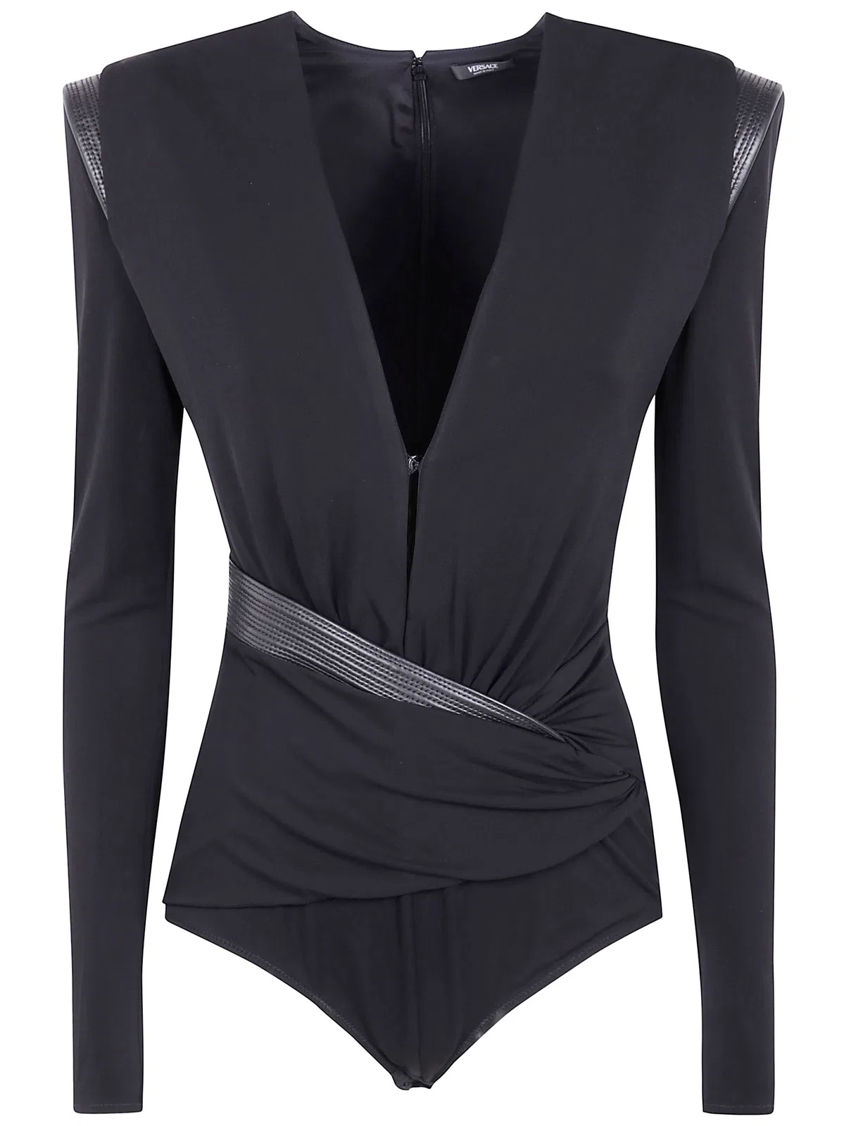 Versace Bodysuit Responsible Stretch Crepe Jerse