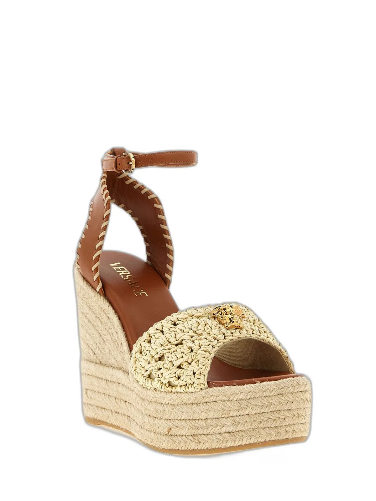 Versace La Medusa Braided Espadrilles