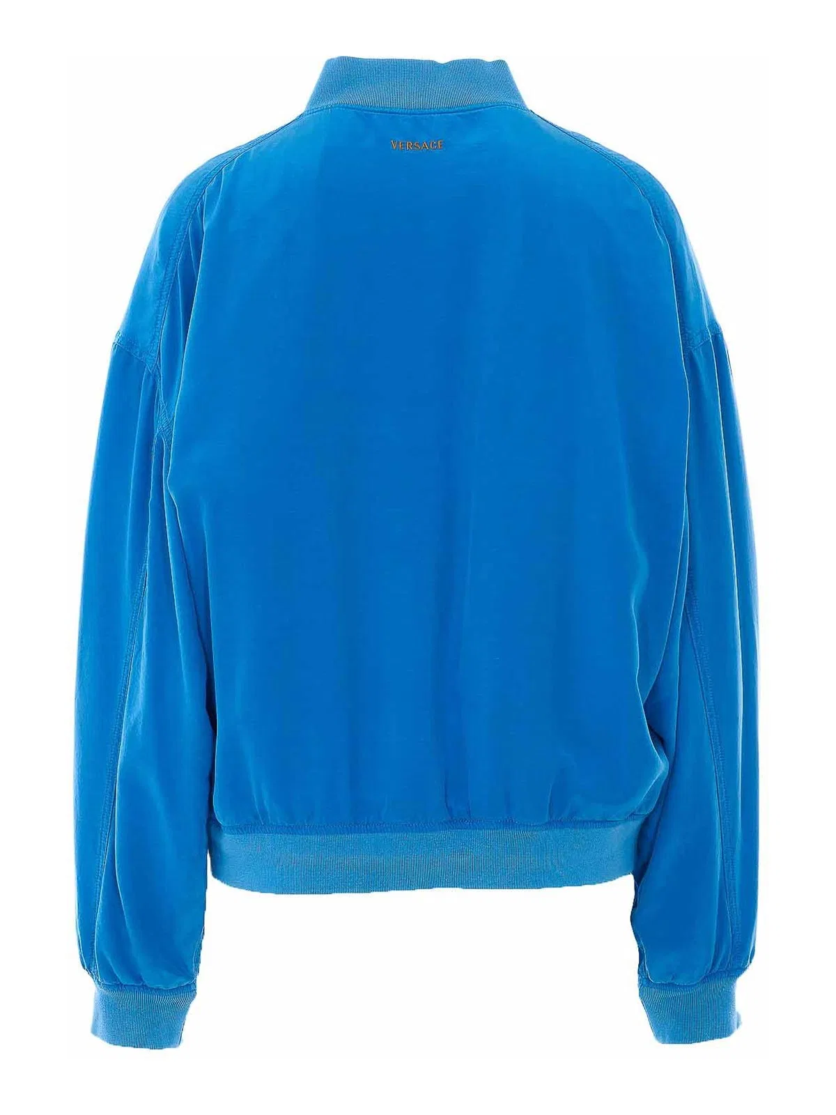 Versace Silk-Poplin Zip Blouson