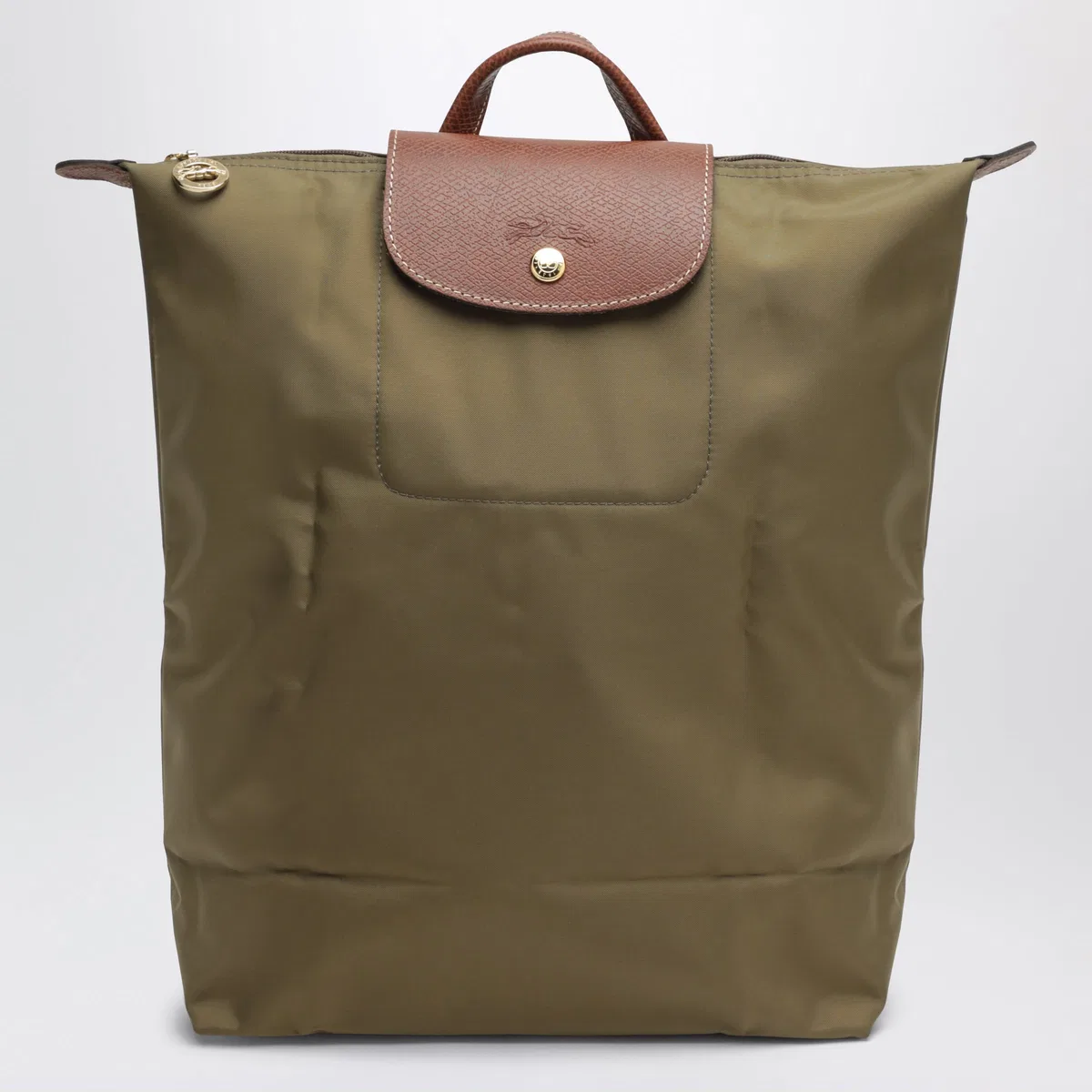 Longchamp M Le Pliage Original Olive Backpack