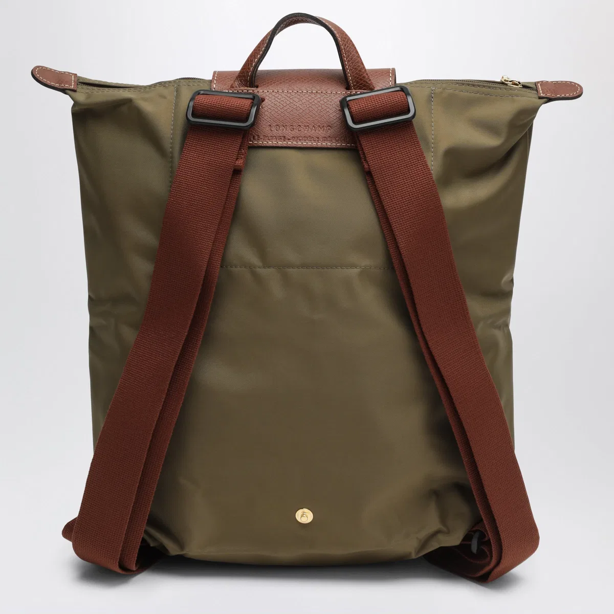 Longchamp M Le Pliage Original Olive Backpack