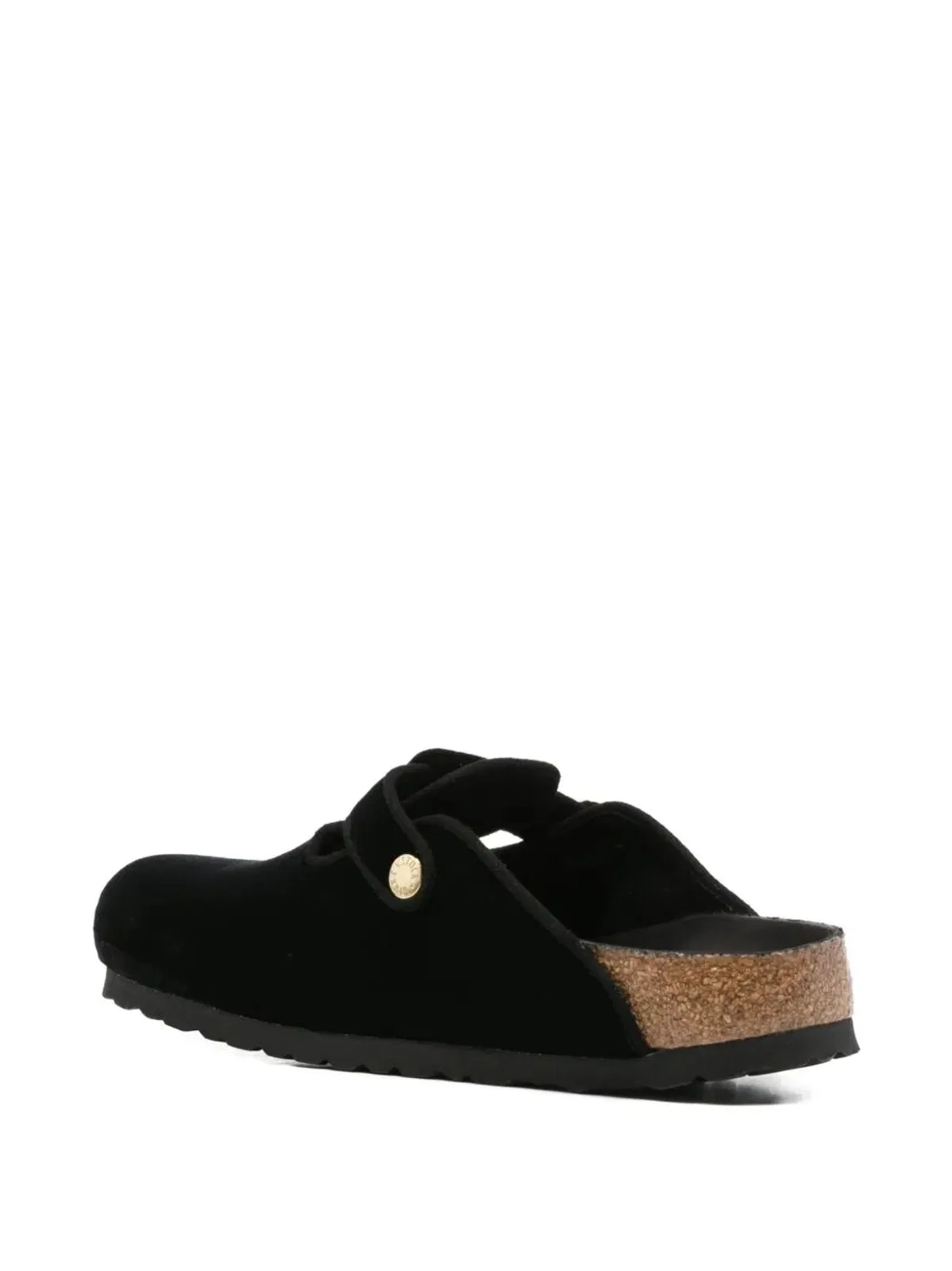 Birkenstock Boston Big Buckle Velvet Mule