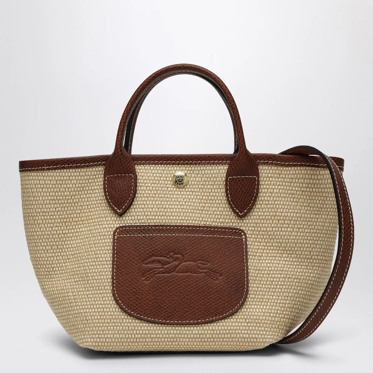 Longchamp Basket Bag Xs Le Pliage Brown