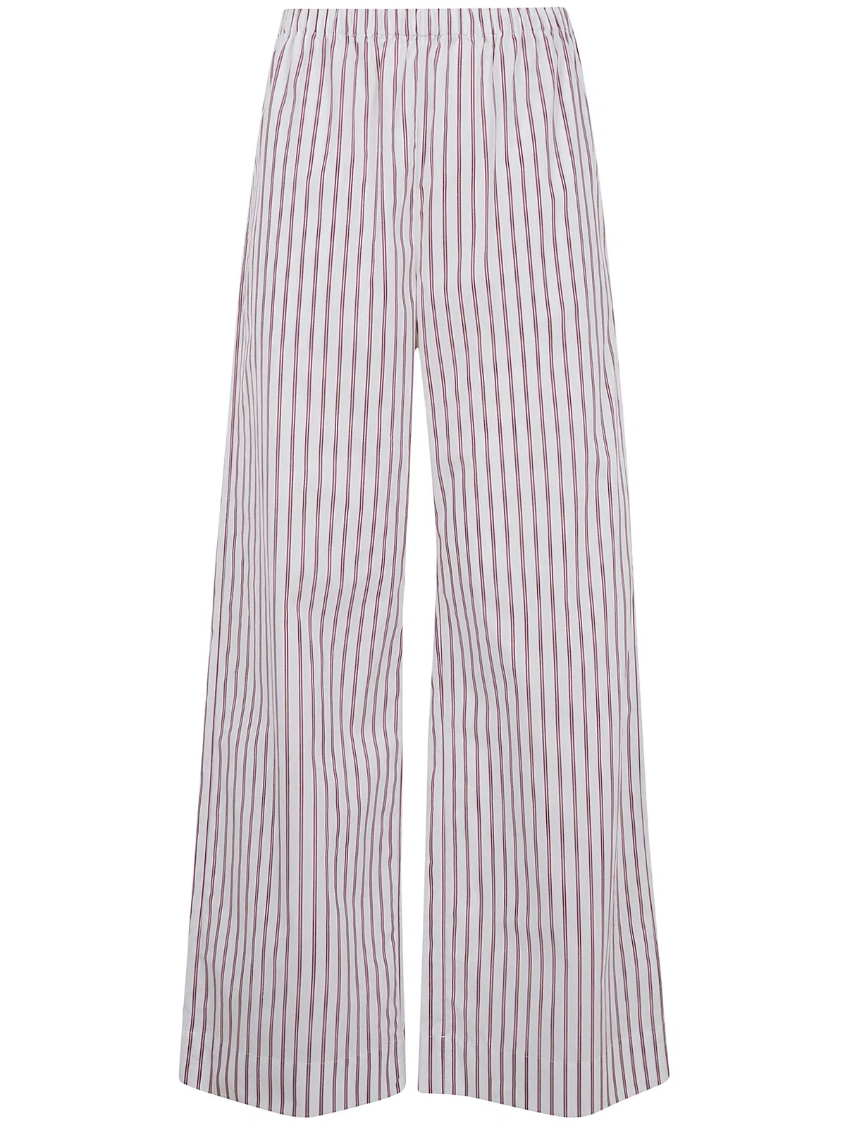 By malene birger Cabello Striped Wide-Leg Trousers