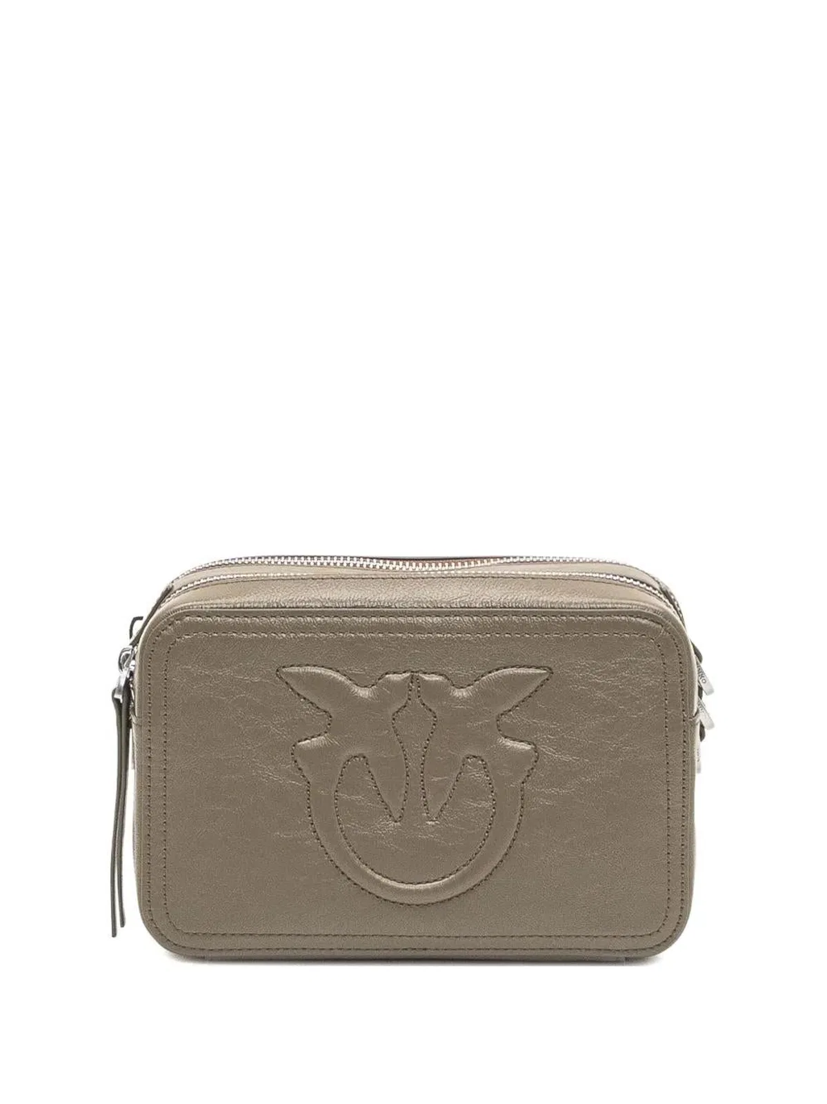 Pinko Love Metallic Crossbody Bag