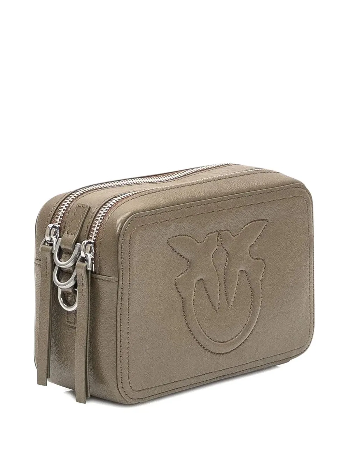 Pinko Love Metallic Crossbody Bag