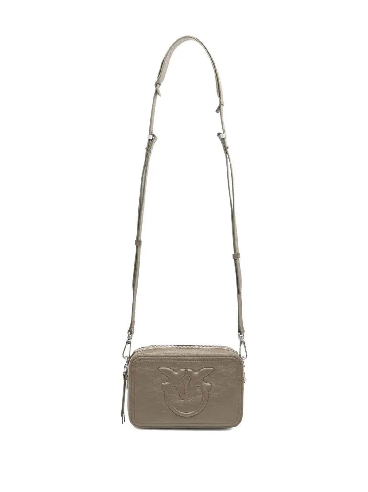 Pinko Love Metallic Crossbody Bag