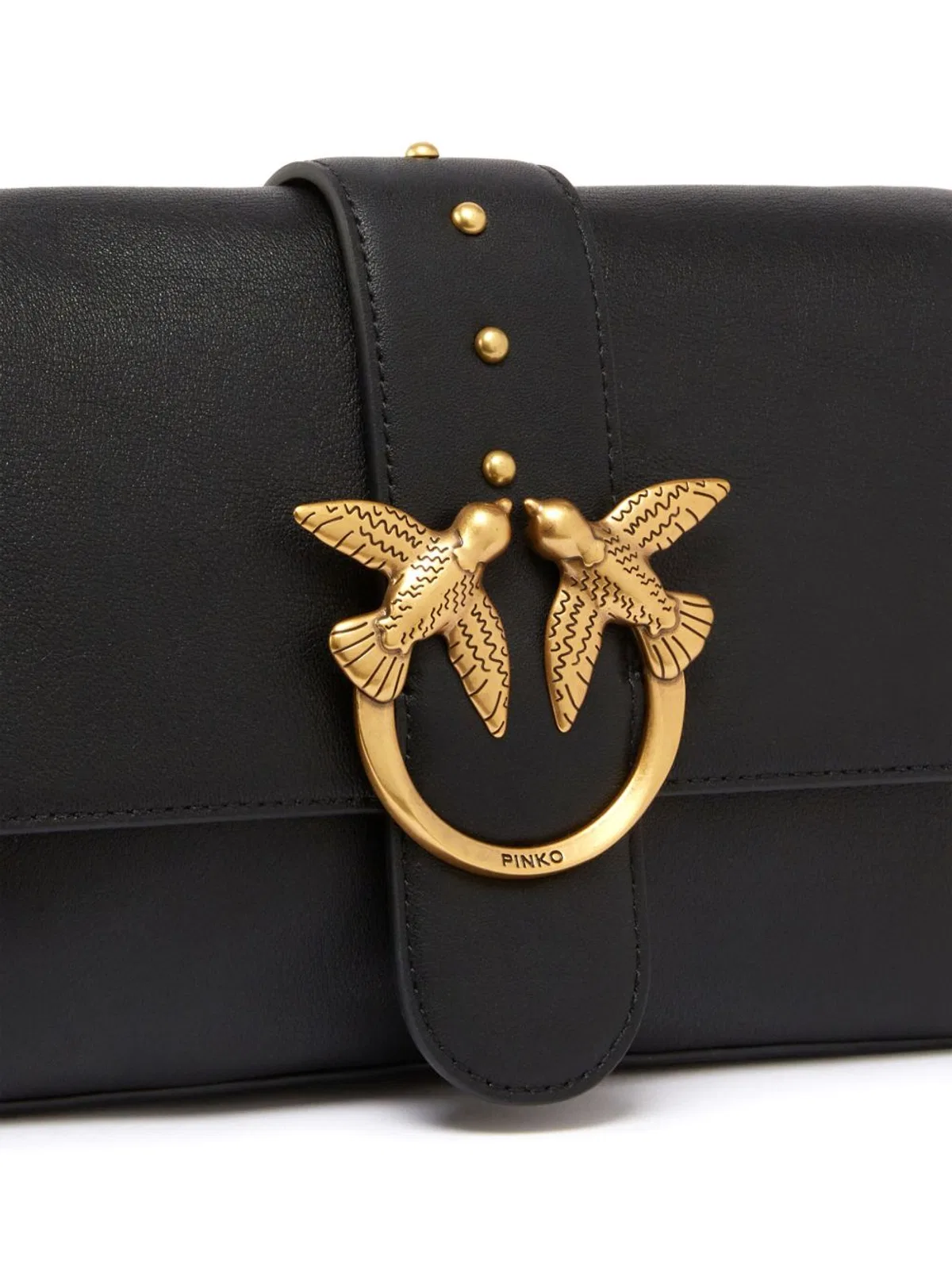 Pinko Elegant Leather Bags For Style