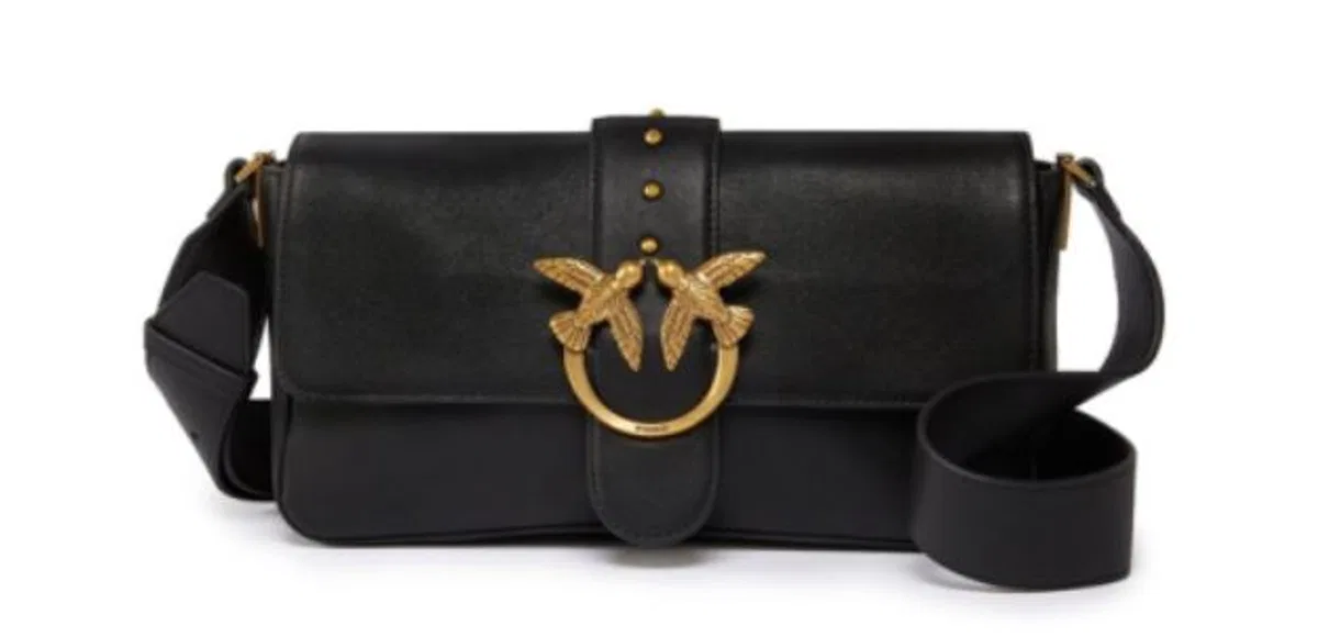 Pinko Elegant Leather Bags For Style