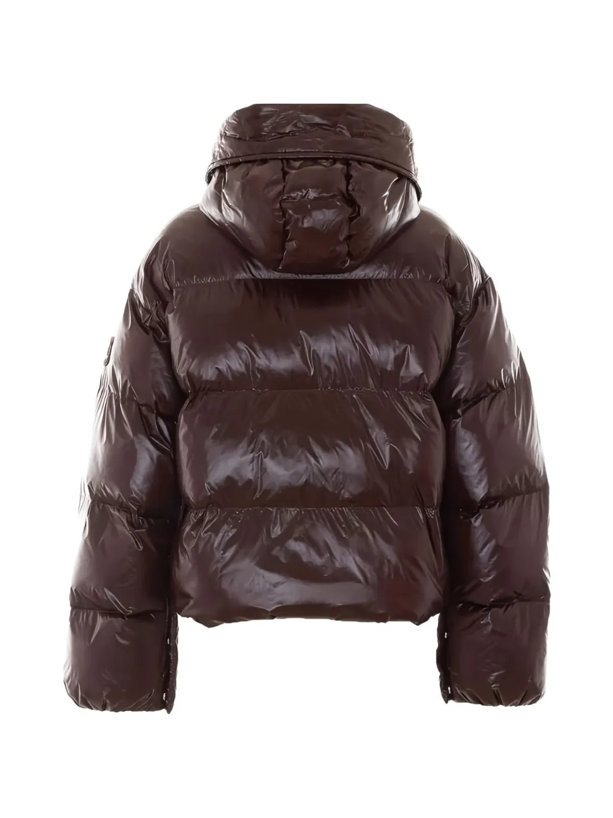 Pinko Brown Polyamide Winter Coat