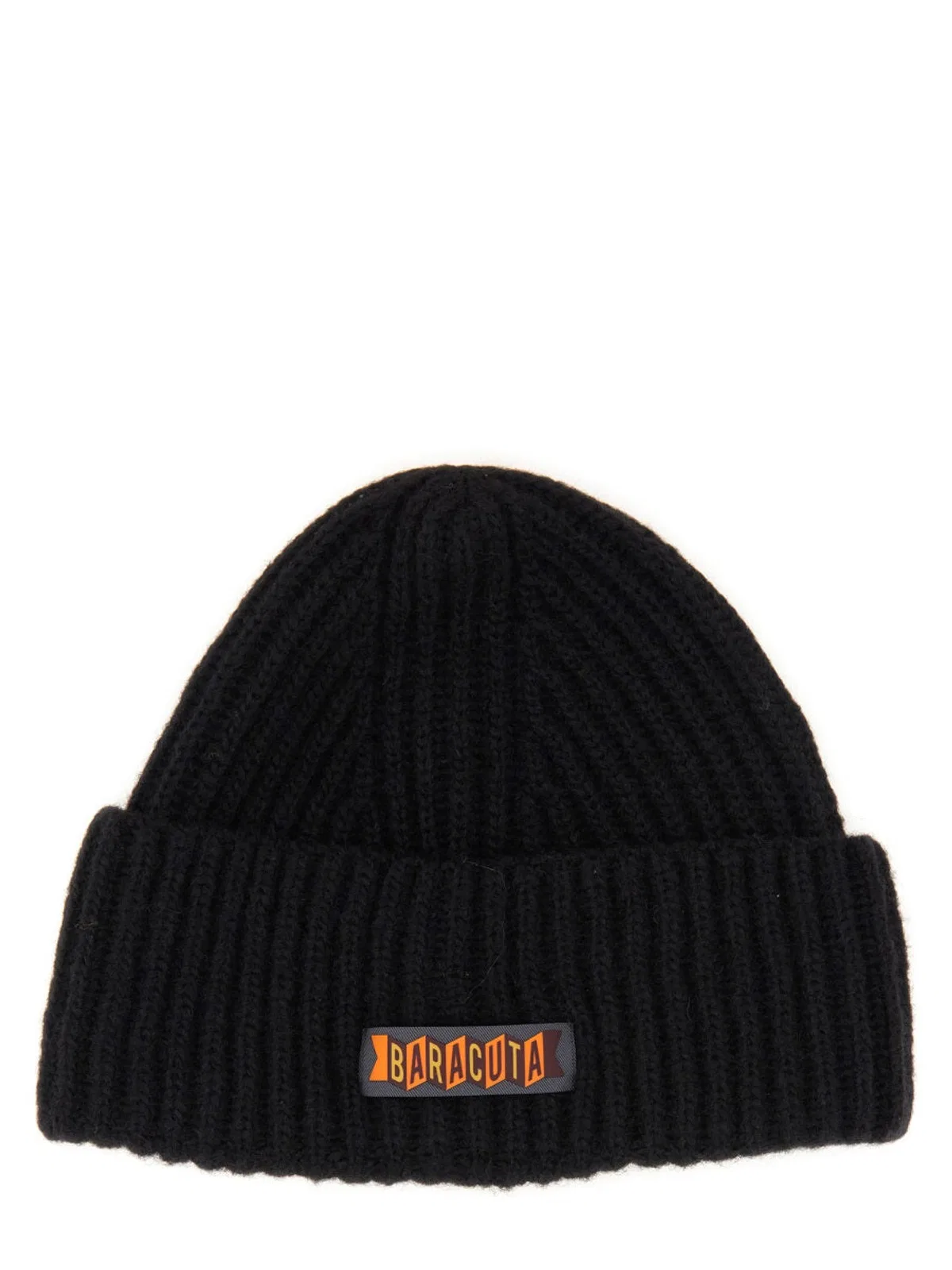 Baracuta Beanie Hat With Logo Patch