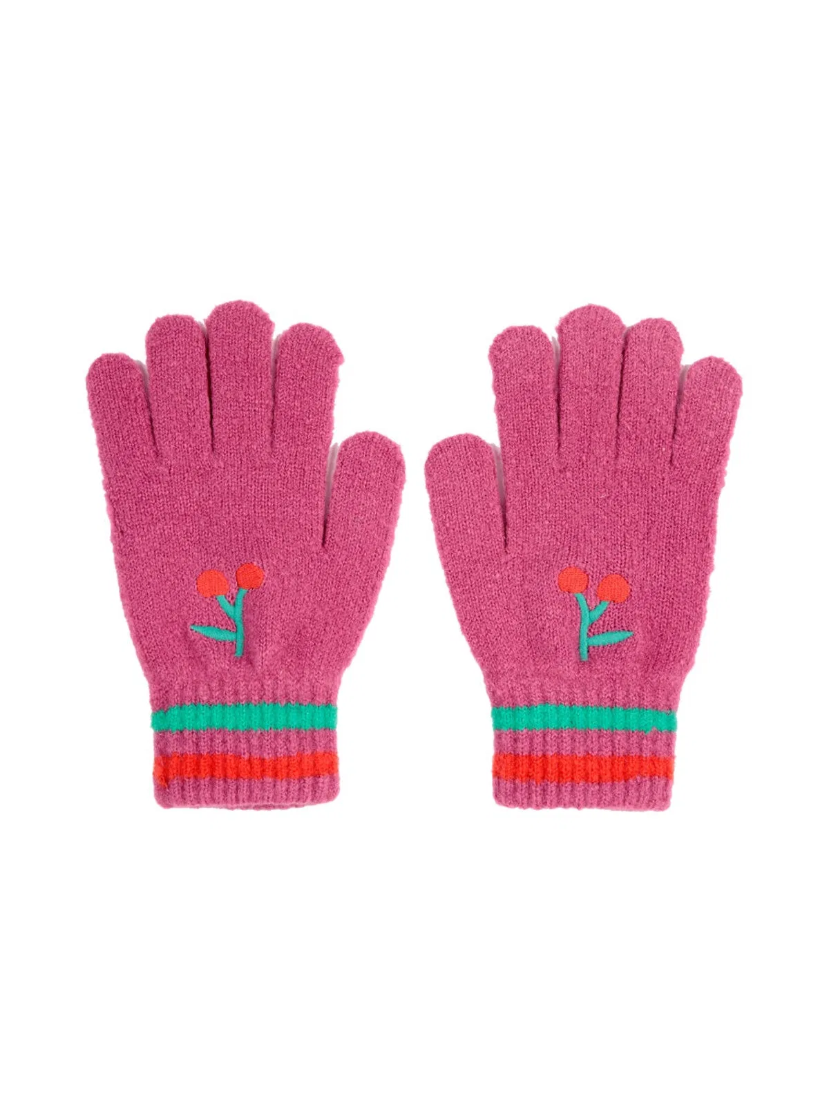 Bobo choses Cherry Knitted Gloves