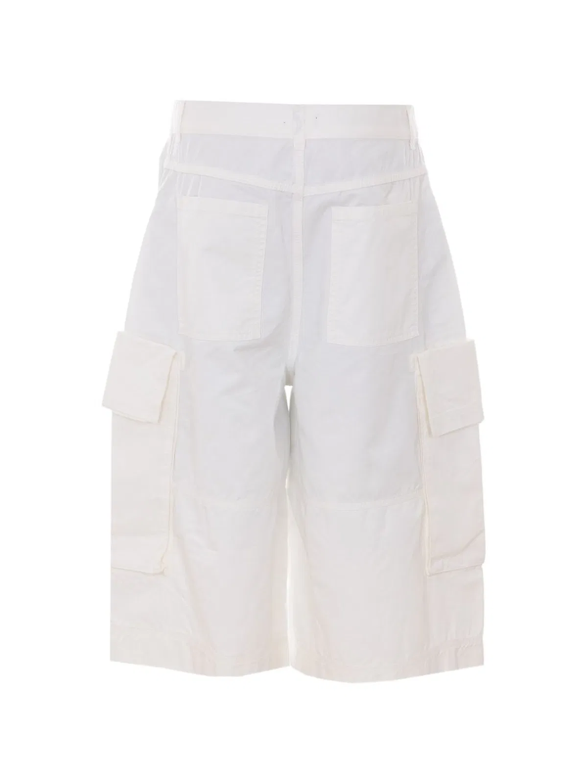 Pinko White Cotton Shorts
