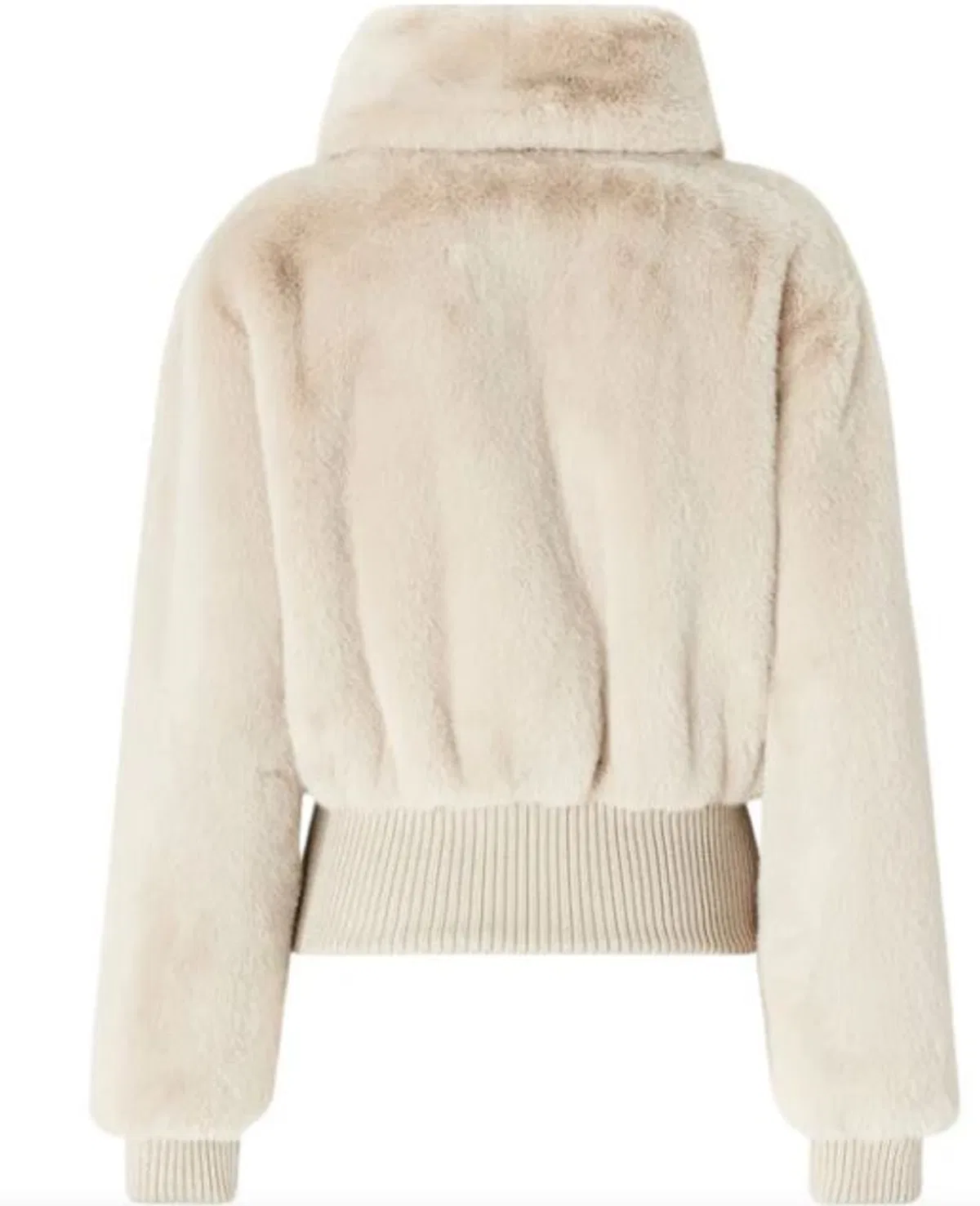 Pinko Beige Polyester Puffer Jacket