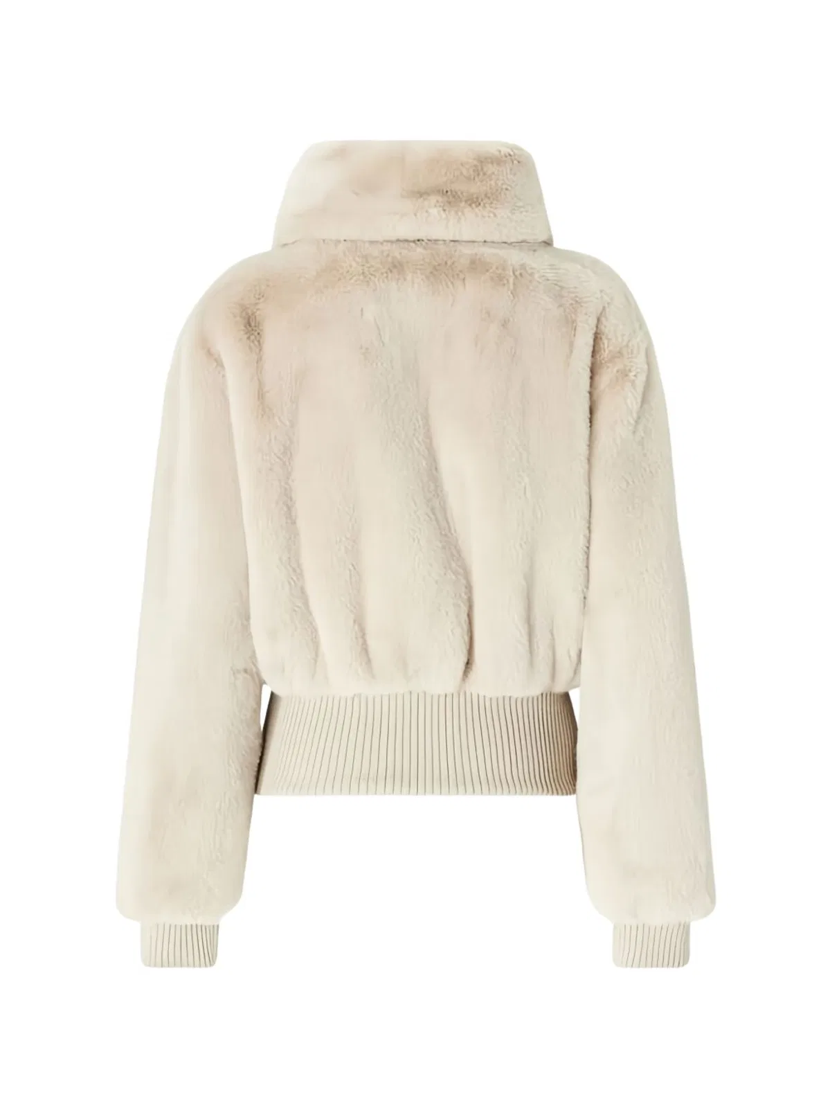 Pinko Beige Polyester Puffer Jacket