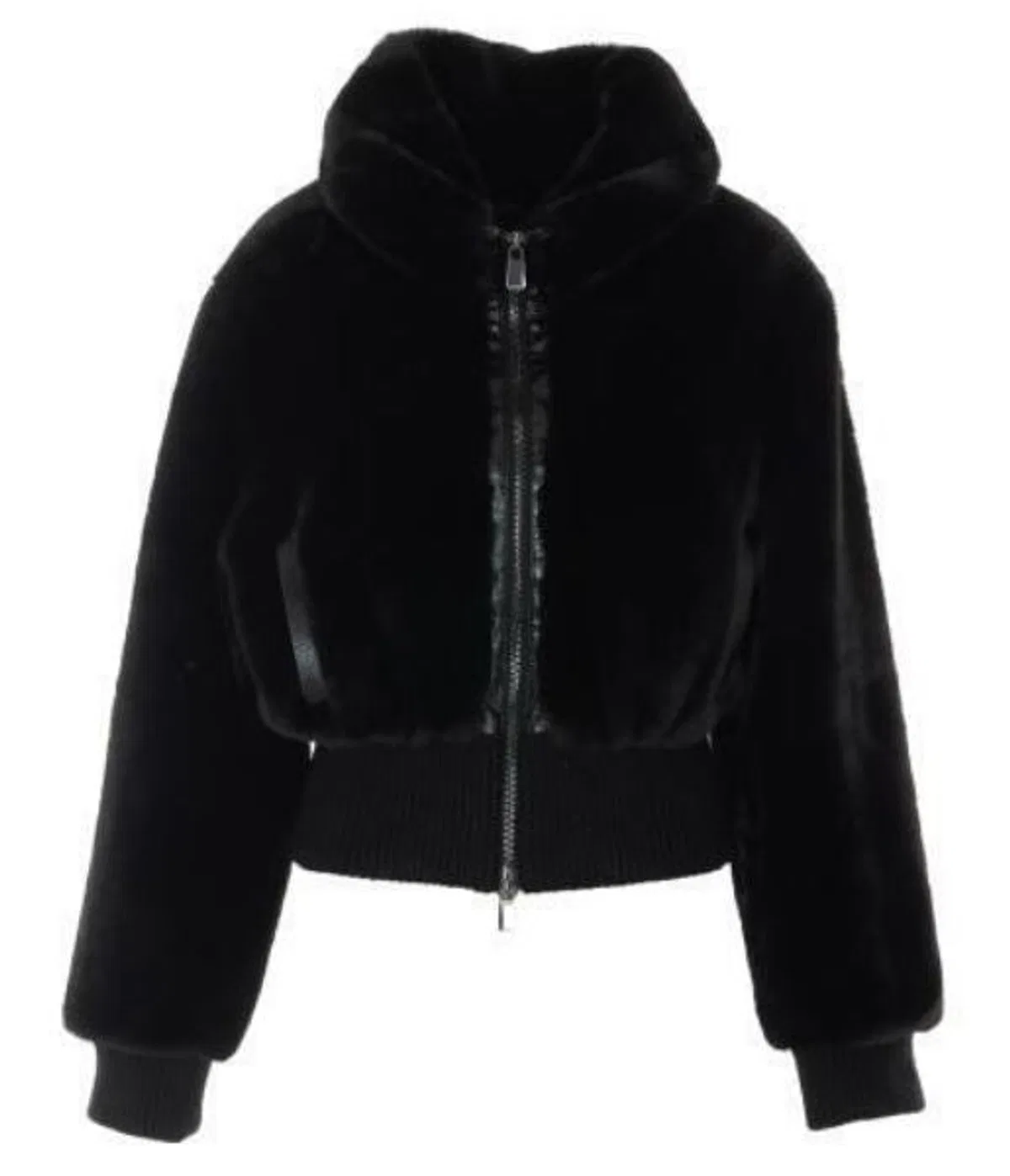 Pinko Black Polyester Bomber Jacket