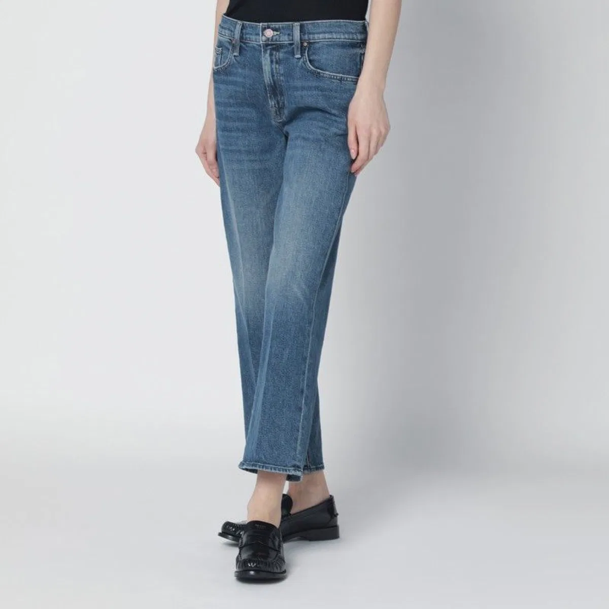 Mother Blue Troublemaker Jeans