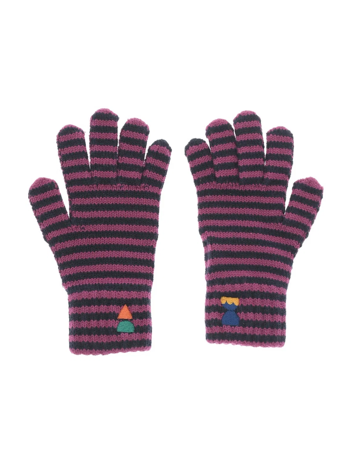 Bobo choses Funny Friens Striped Knitted Gloves