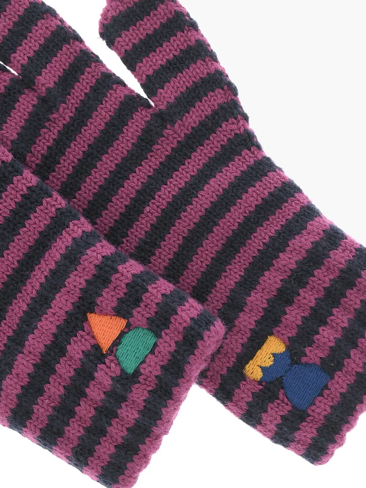 Bobo choses Funny Friens Striped Knitted Gloves