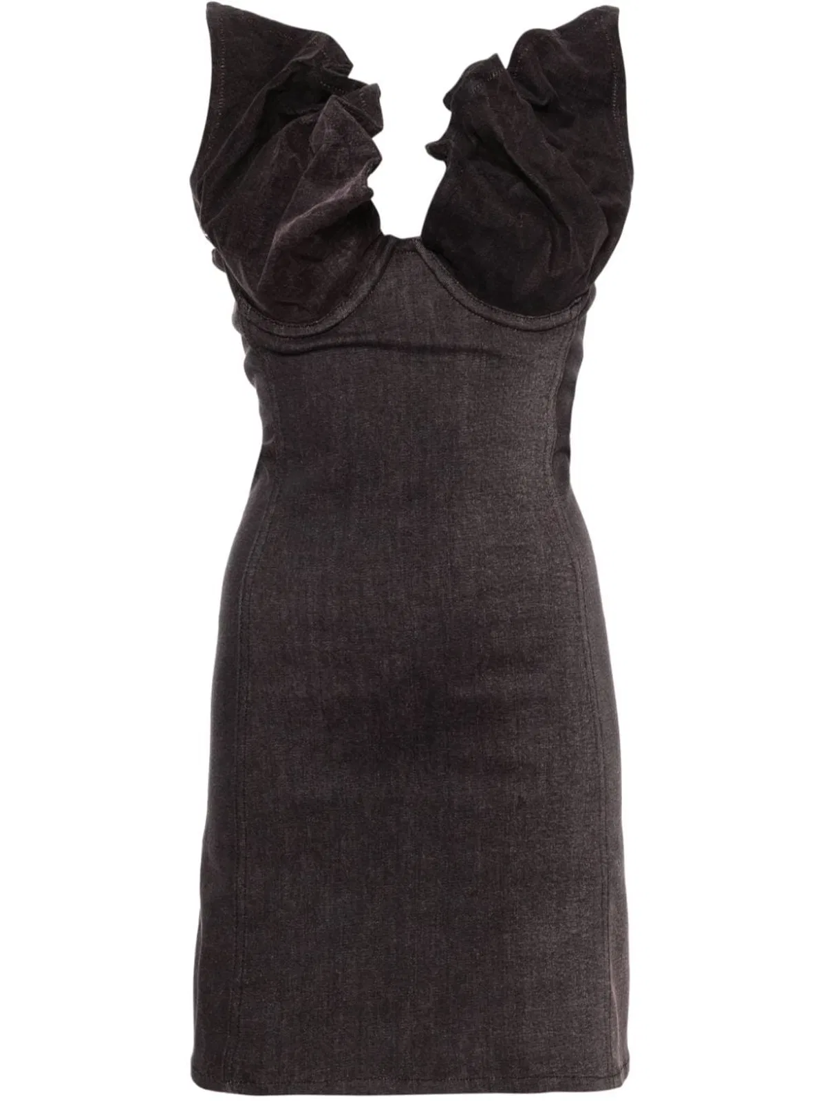 Y/Project Denim Mini Dress