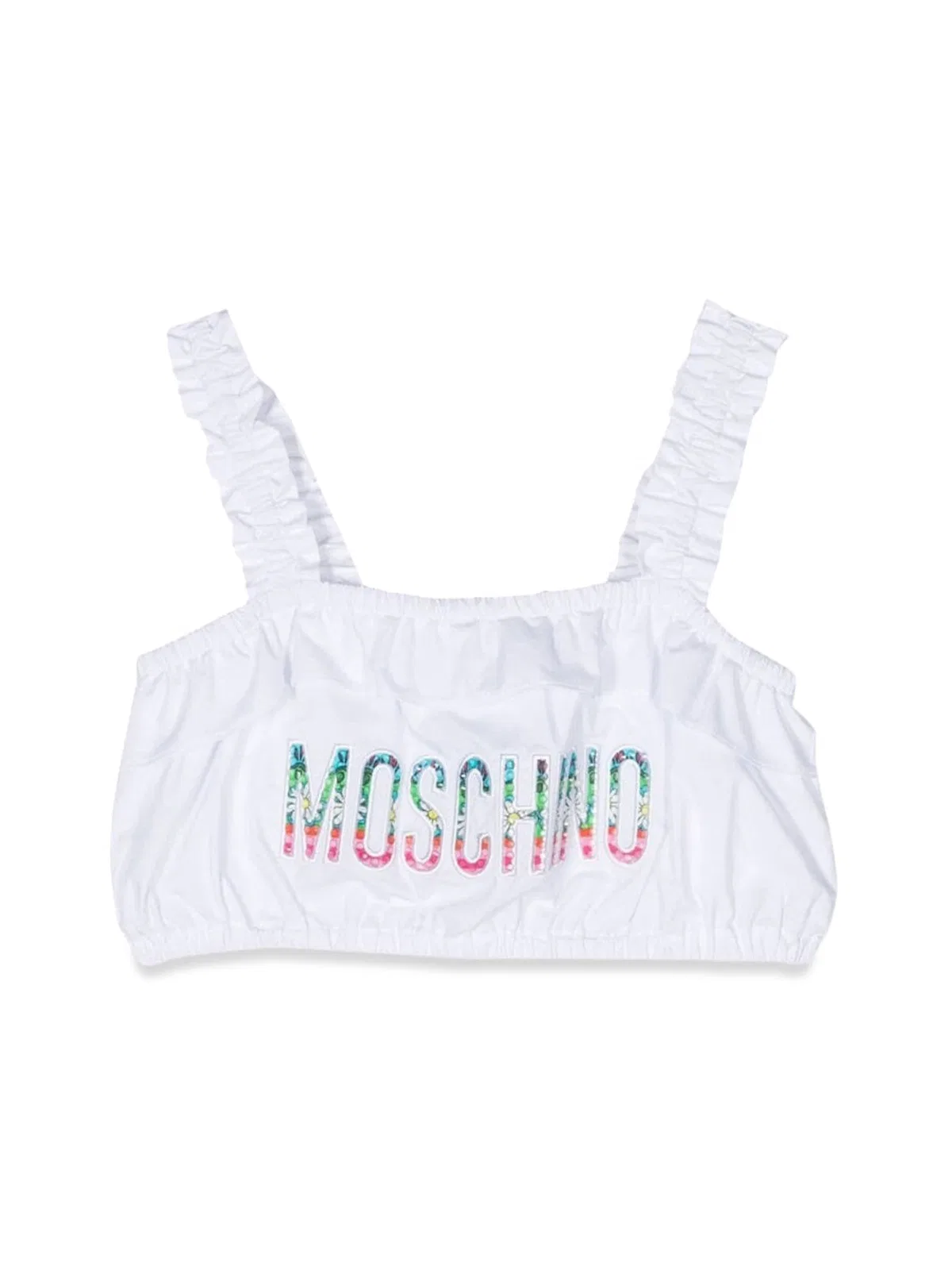 Moschino Headband Top With Logo Straps
