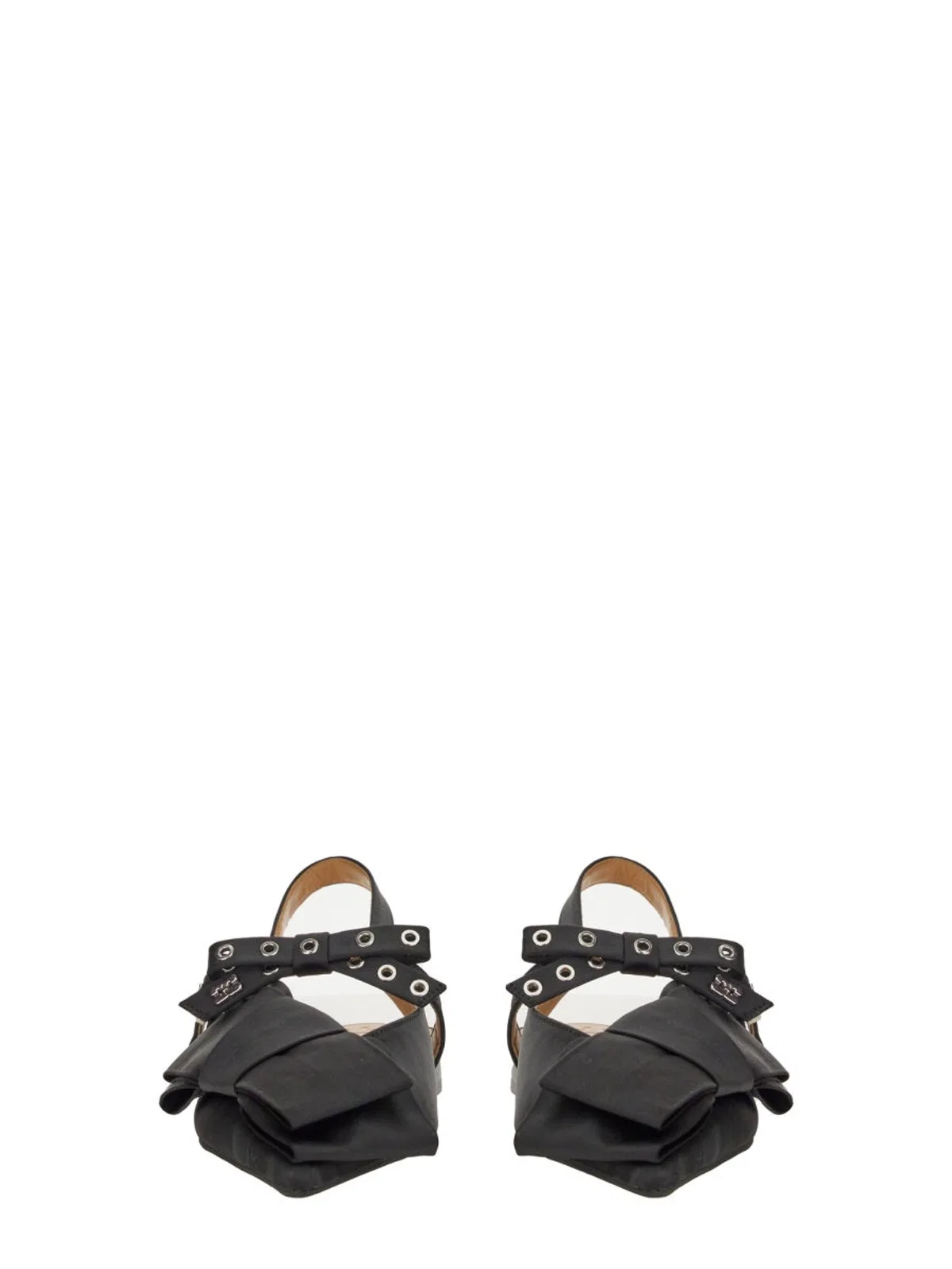 Ganni Satin Ballerina