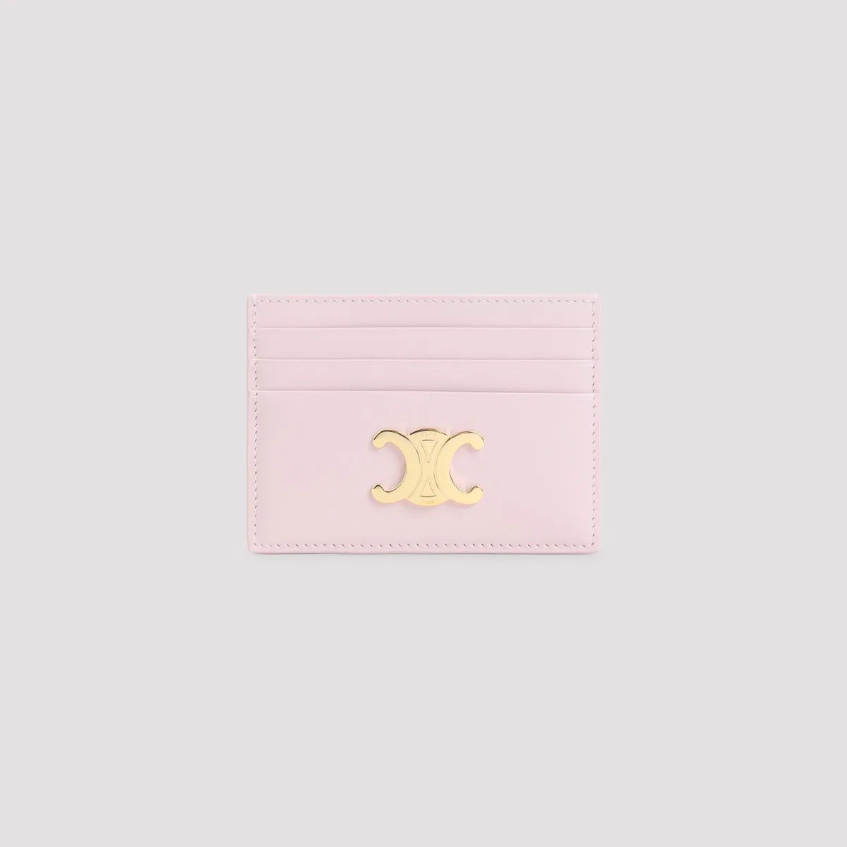 Celine Dirty Pink Triomphe Calfskin Card Holder