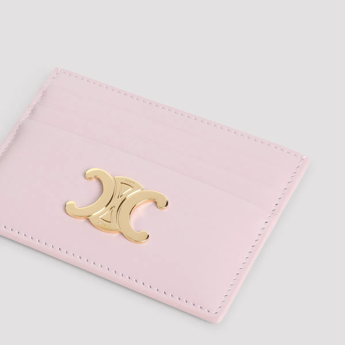 Celine Dirty Pink Triomphe Calfskin Card Holder