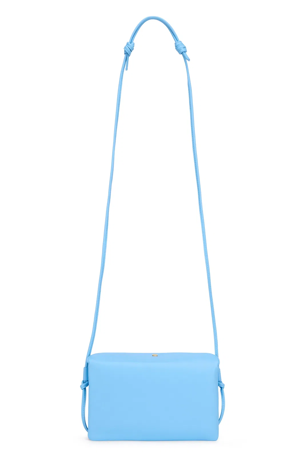 Celine Sky Blue Trio Lamb Leather Shoulder Bag