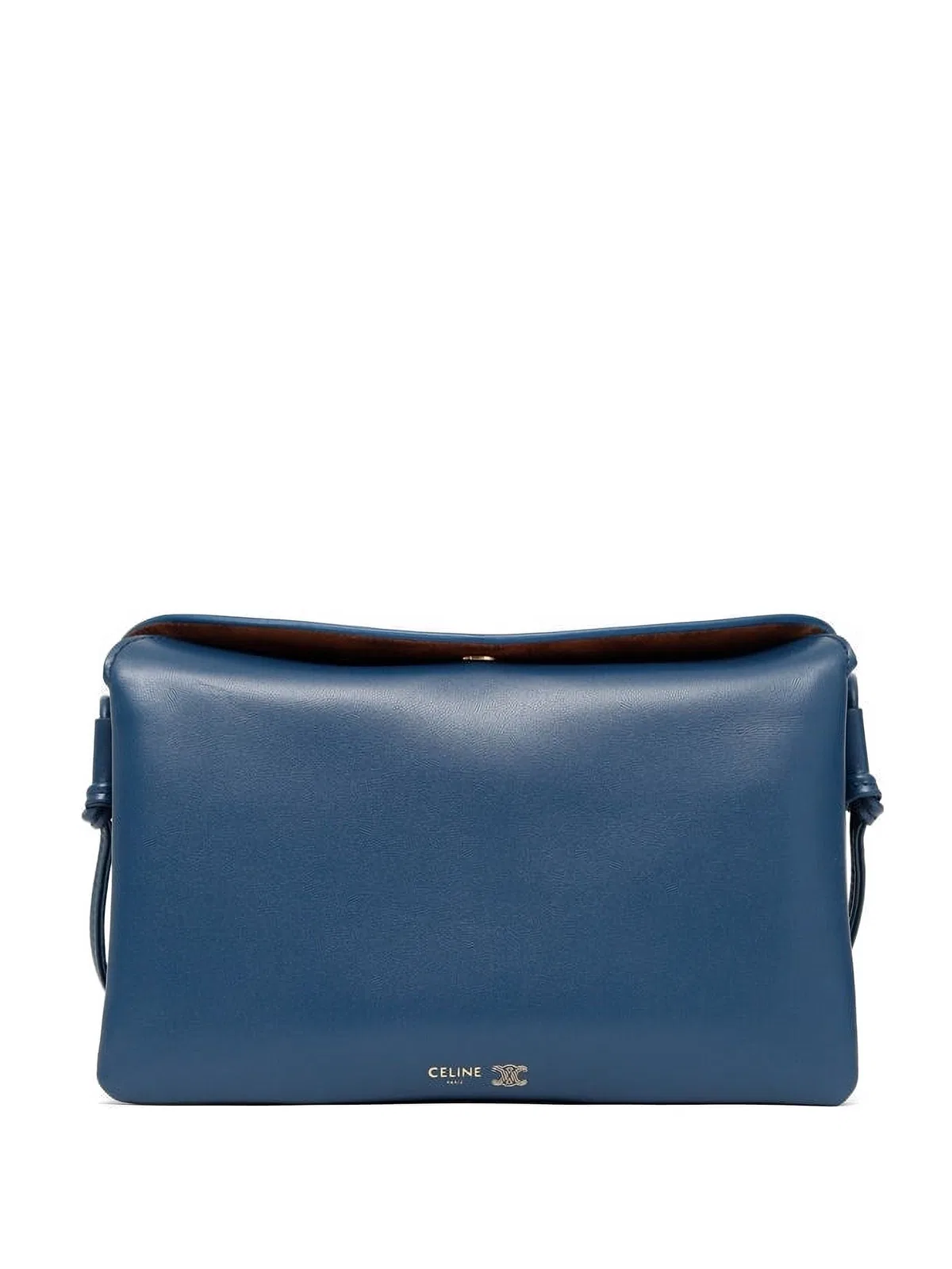 Celine Pink Lambskin Leather Trio Flap Pouch