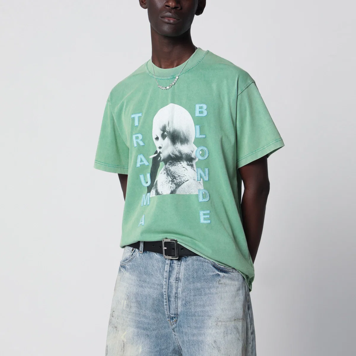 Dagger Faded Green Trauma Blonde T-Shirt