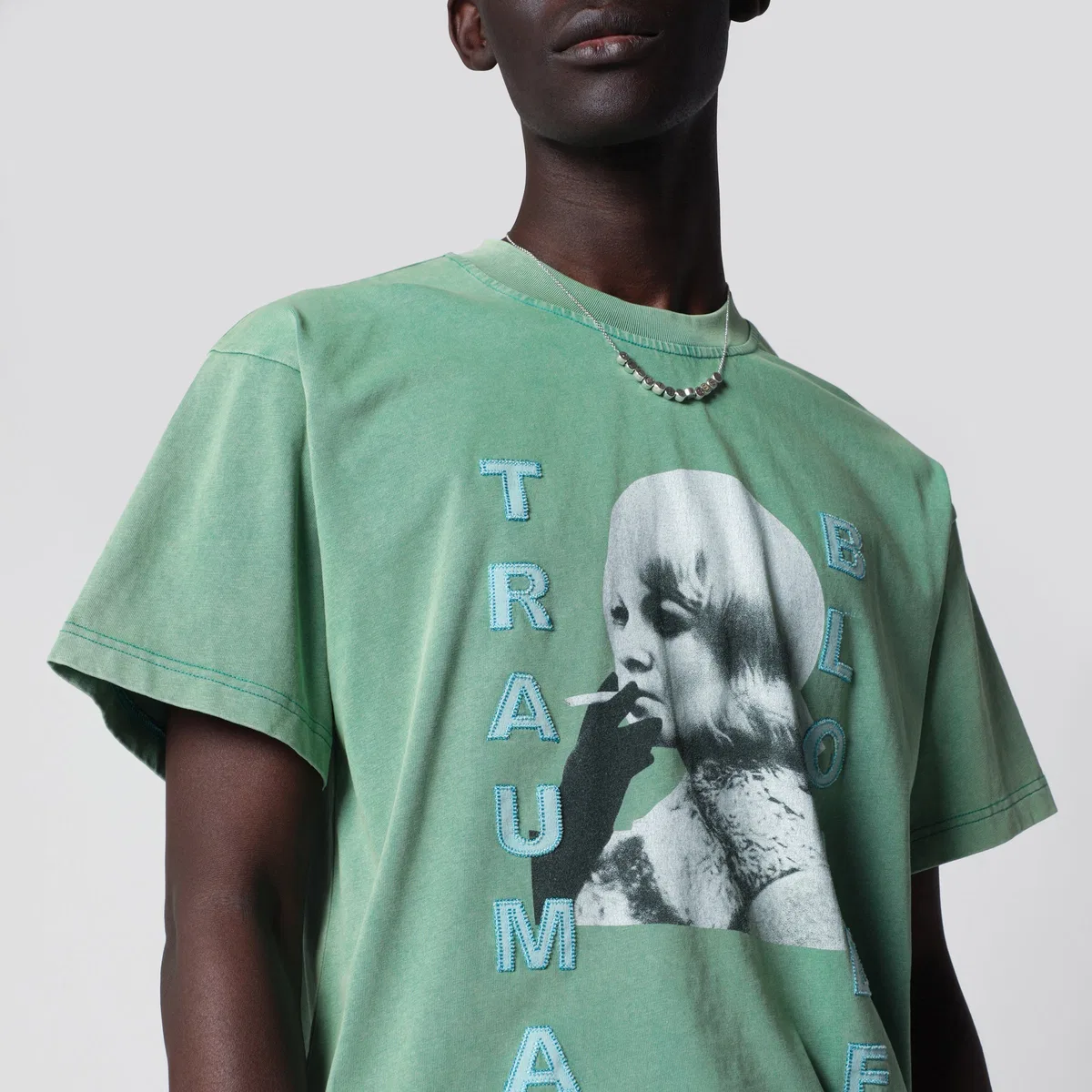 Dagger Faded Green Trauma Blonde T-Shirt