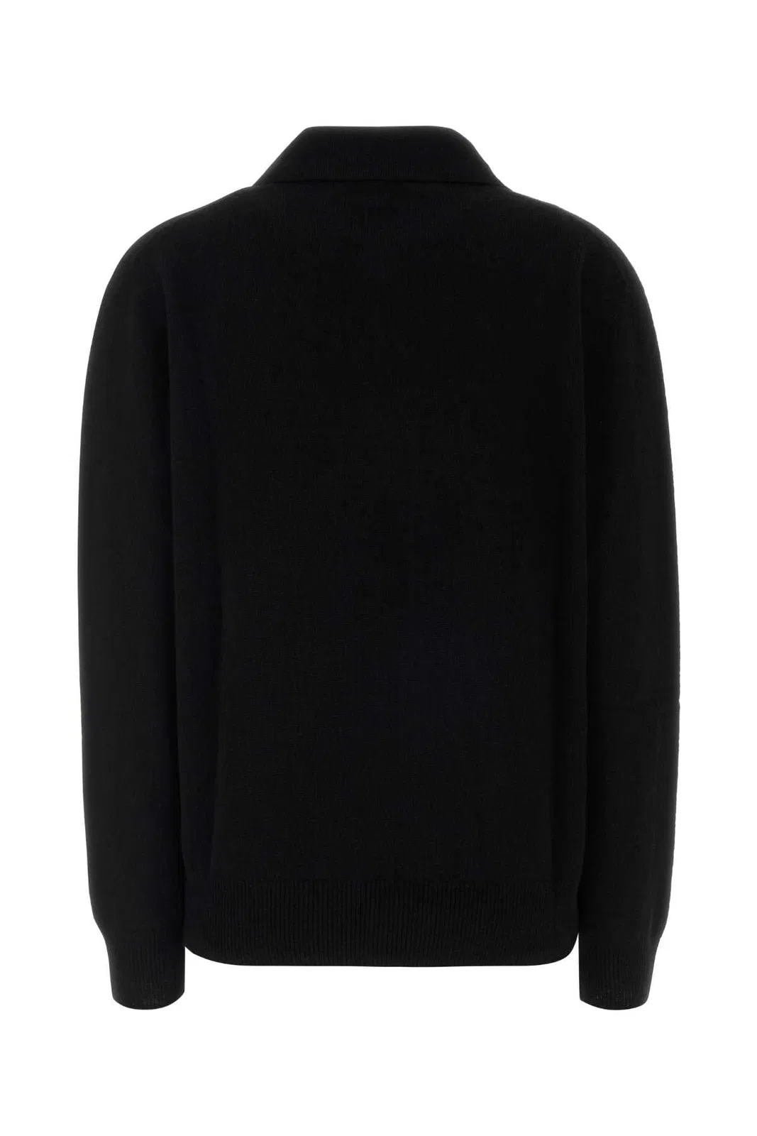 The Row Black Cashmere Oashi Polo Shirt