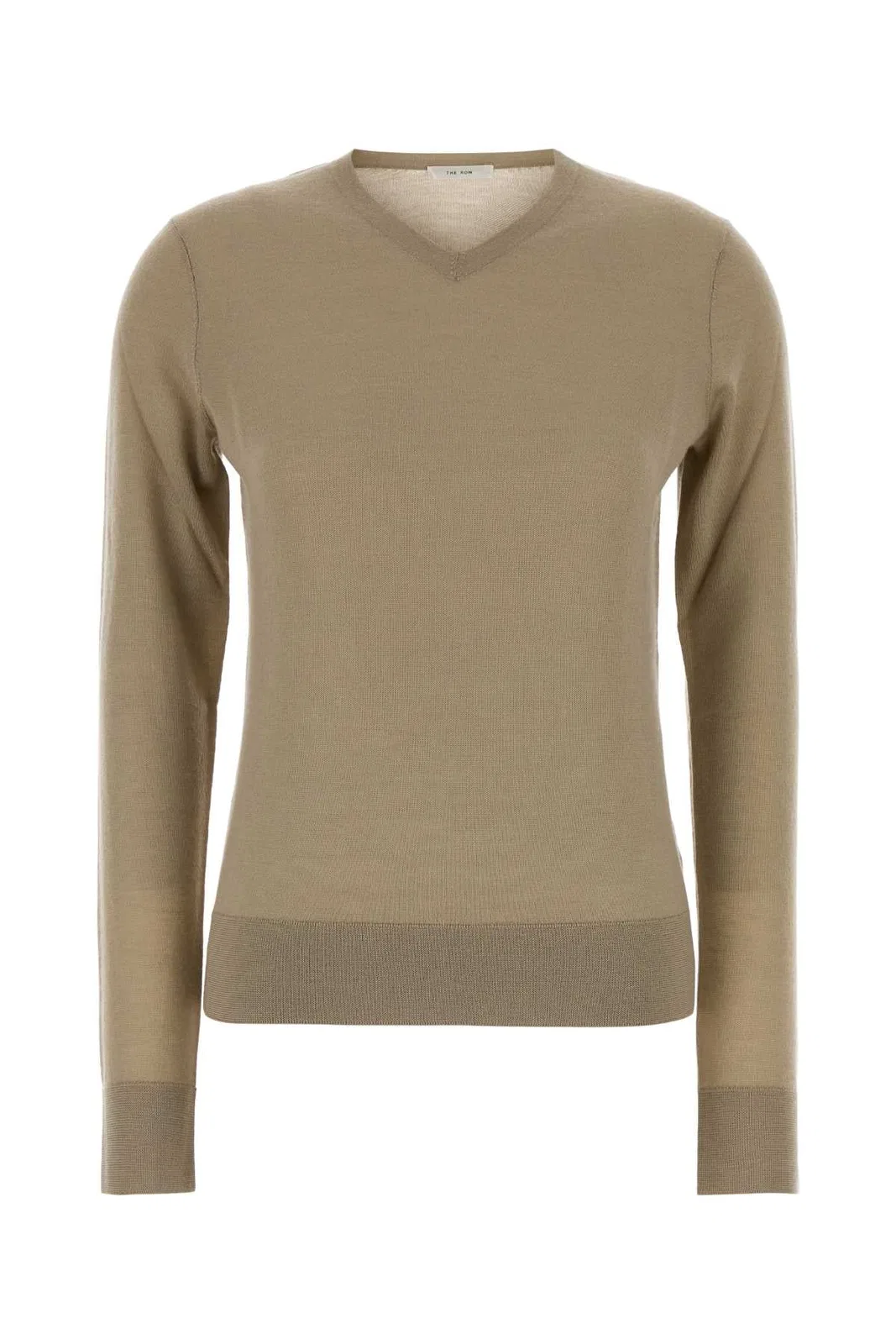 The Row Cappuccino Cashmere Blend Ondre Sweater