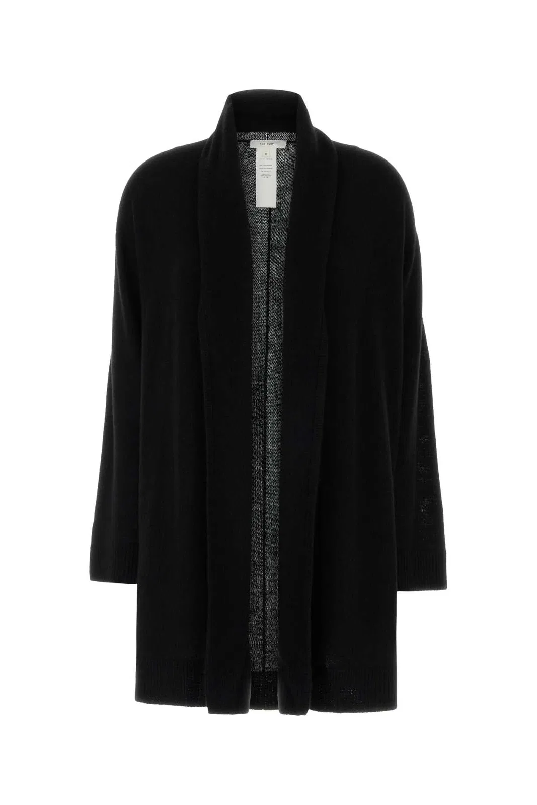 The Row Black Cashmere Ovaan Cardigan