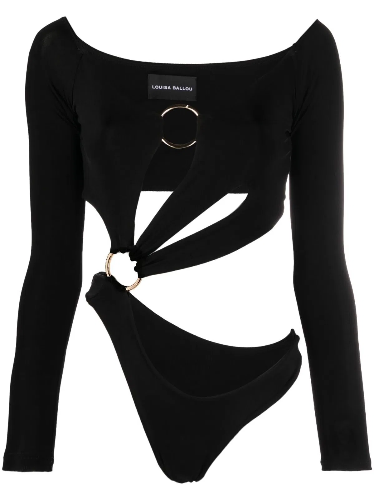 Louisa Ballou Long Sleeve Cut-Out Bodysuit