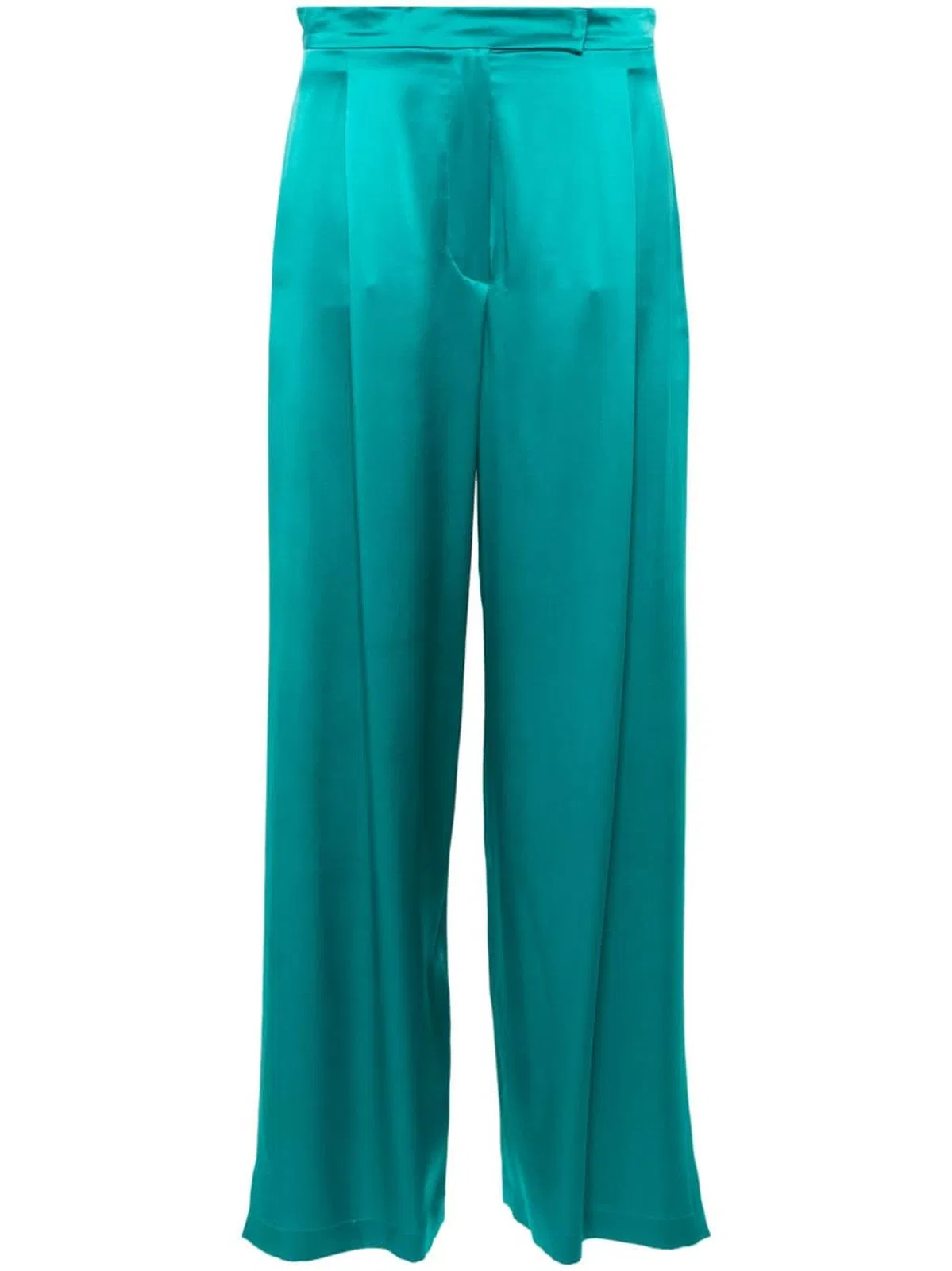 Max mara pianoforte Satin Wide-Leg Silk Trousers