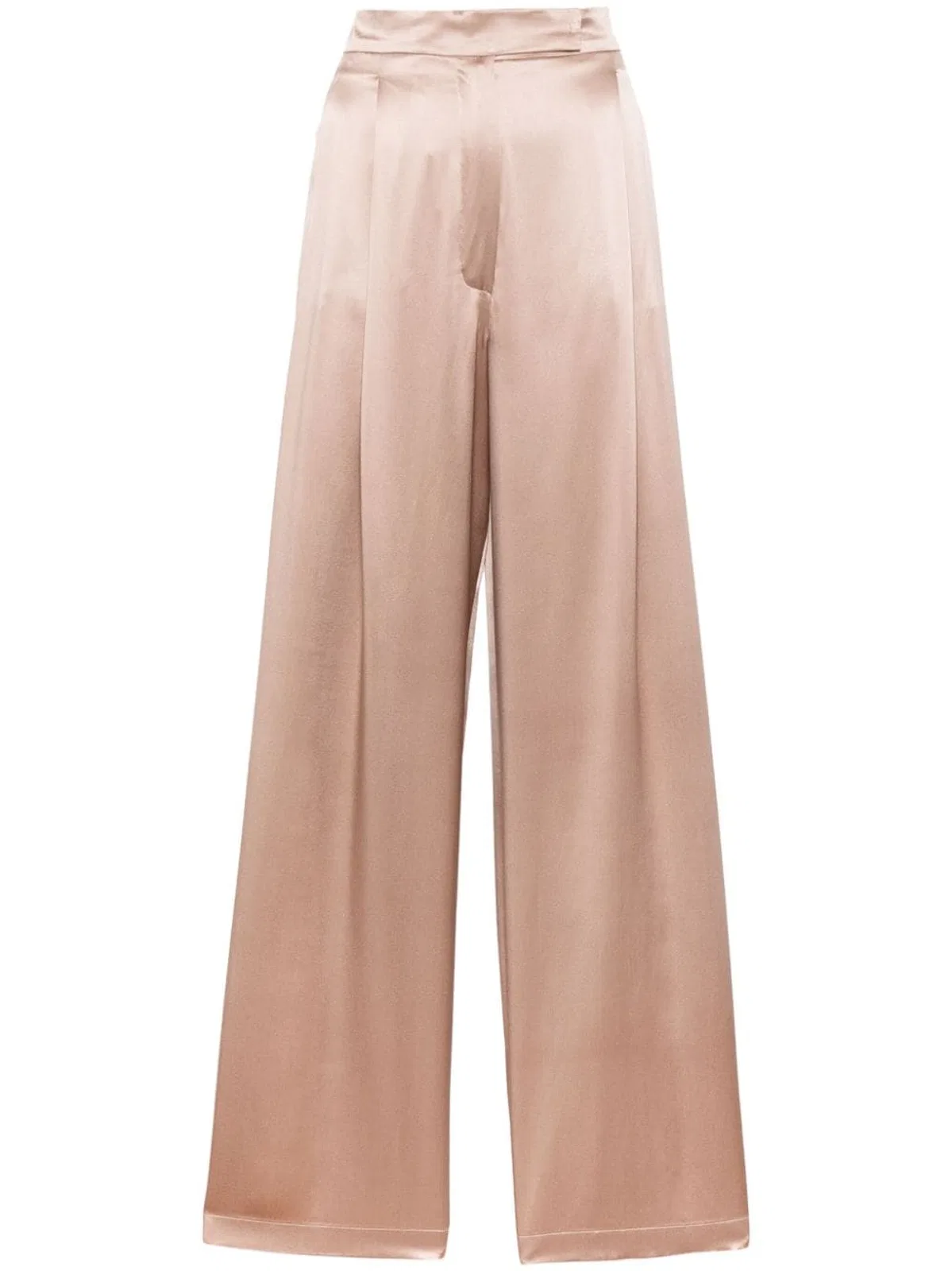 Max mara pianoforte Satin Wide-Leg Silk Trousers